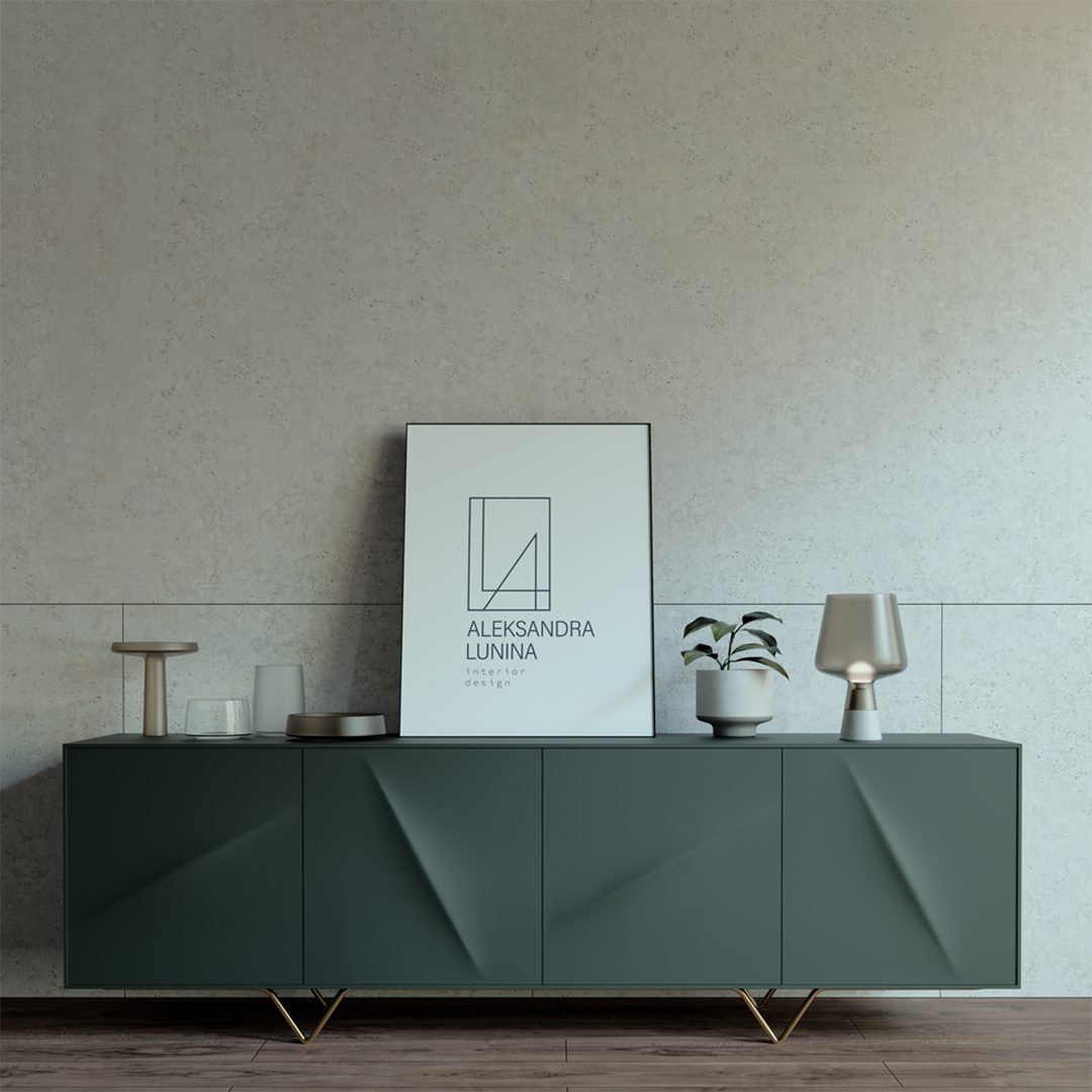 Логотип для дизайнера интерьеров Александры Луниной — Изображение №4 — Брендинг на Dprofile