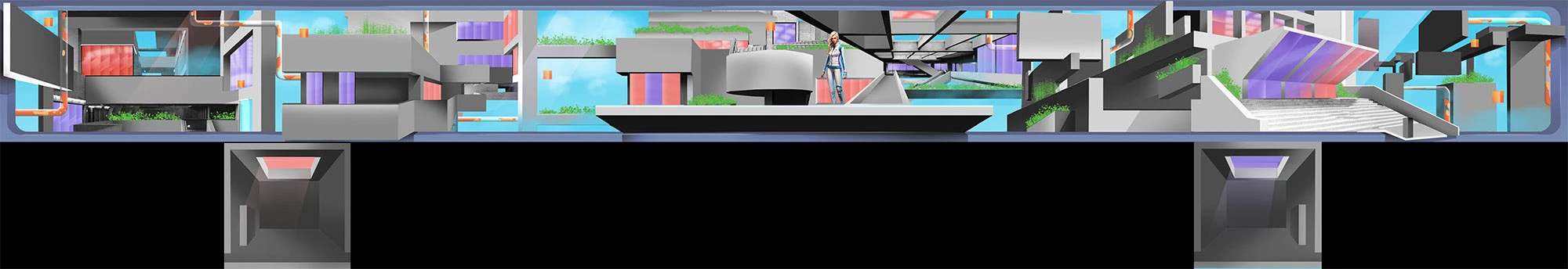 Игры будущего, Казань. Церемония закрытия. — Изображение №10 — Иллюстрация, 3D на Dprofile