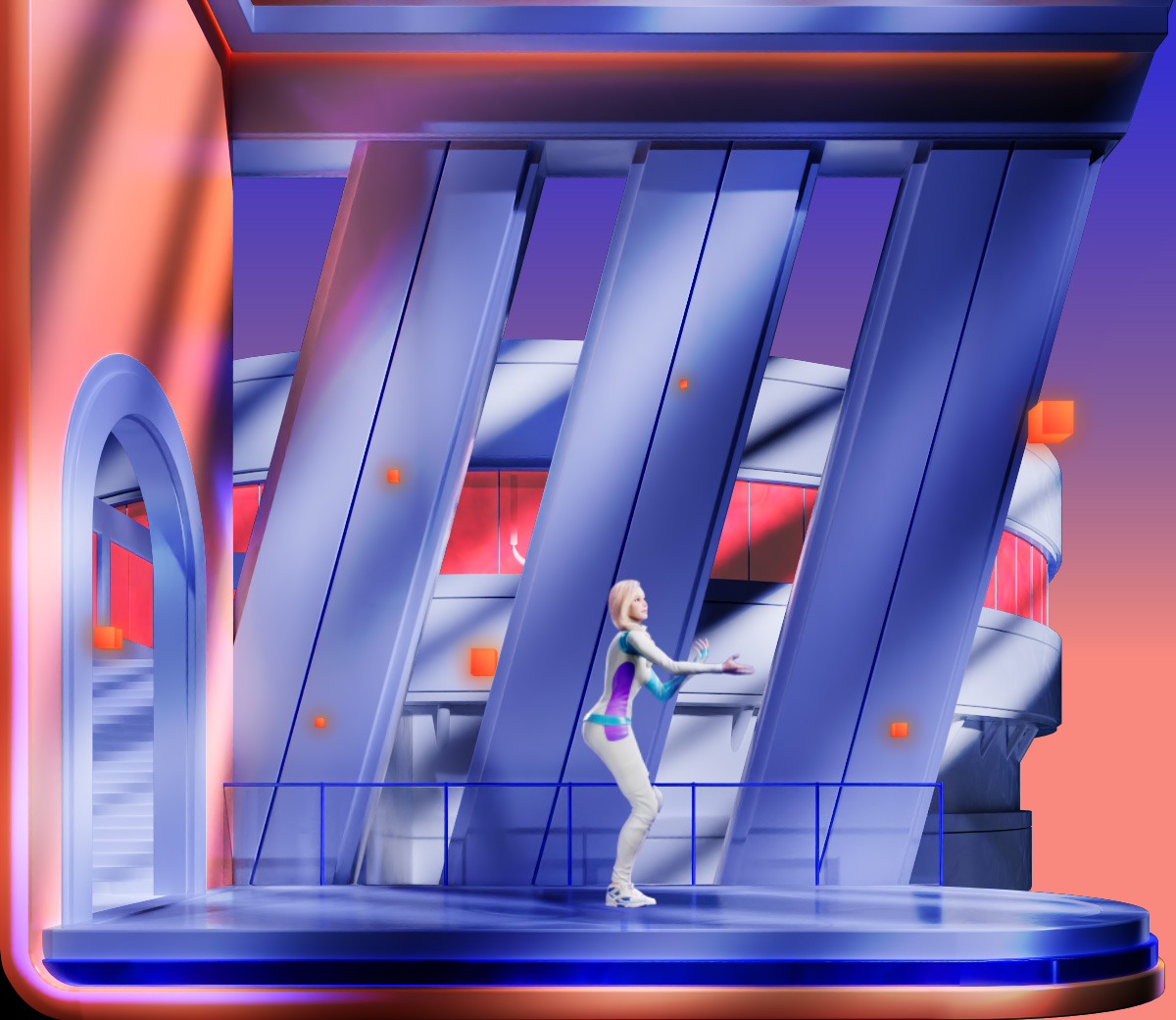 Игры будущего, Казань. Церемония закрытия. — Изображение №13 — Иллюстрация, 3D на Dprofile