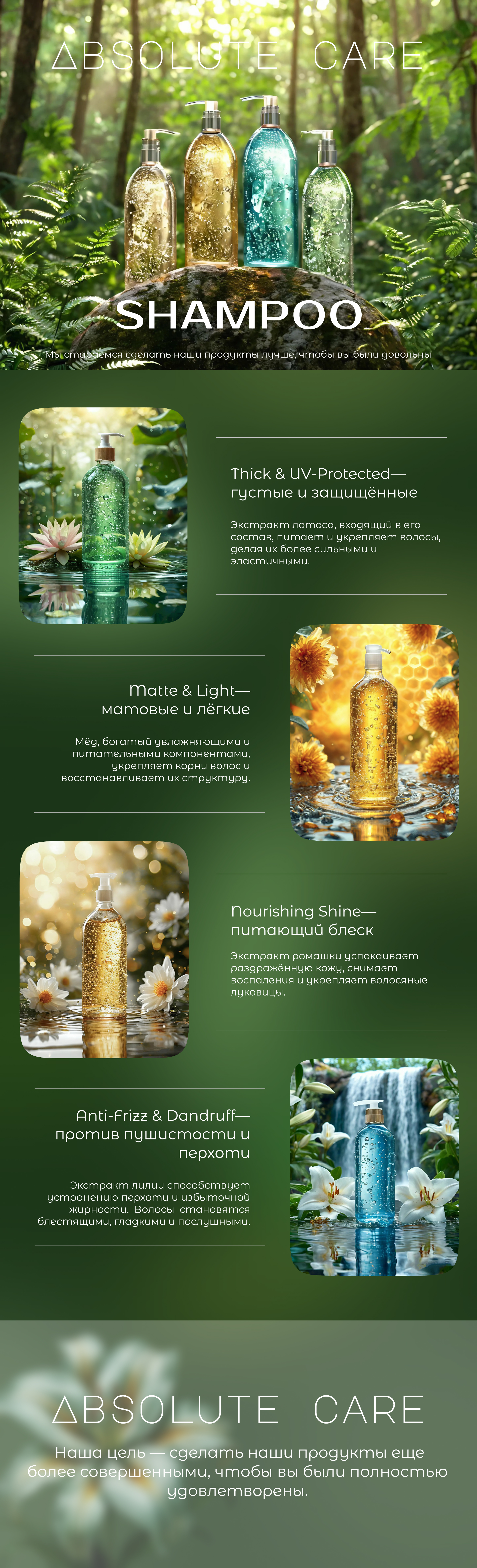 Дизайн рекламы шампуней — Изображение №1 — Графика, Маркетинг на Dprofile
