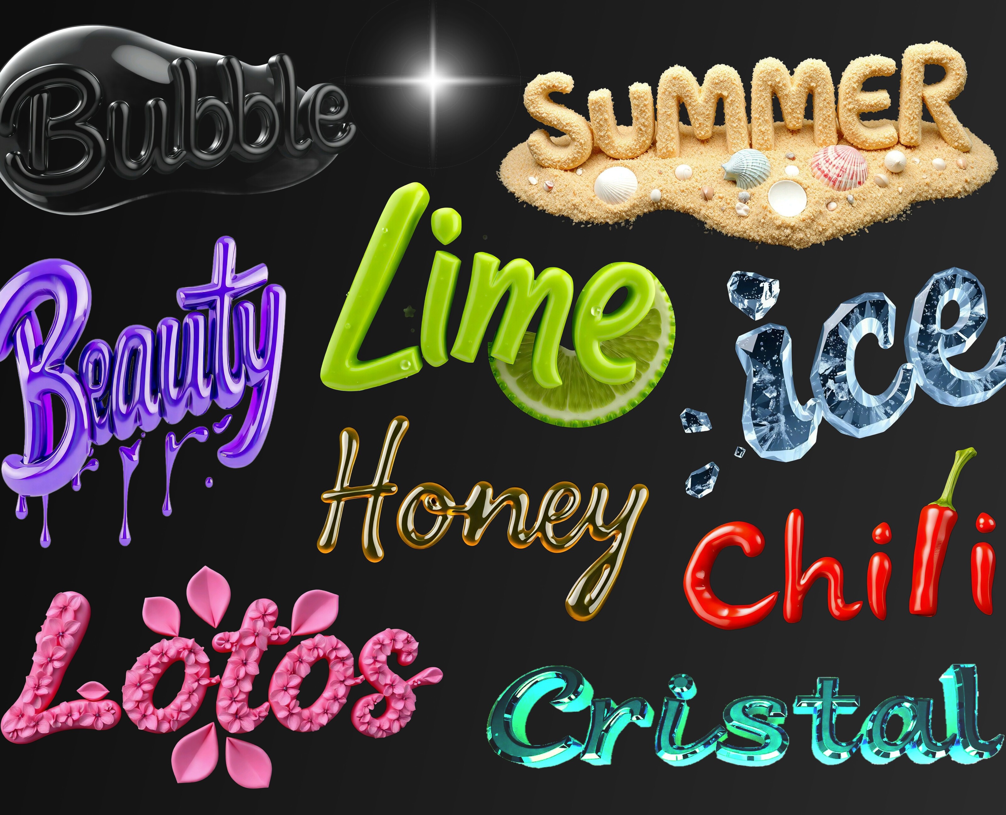 3D-текст — Иллюстрация, 3D на Dprofile