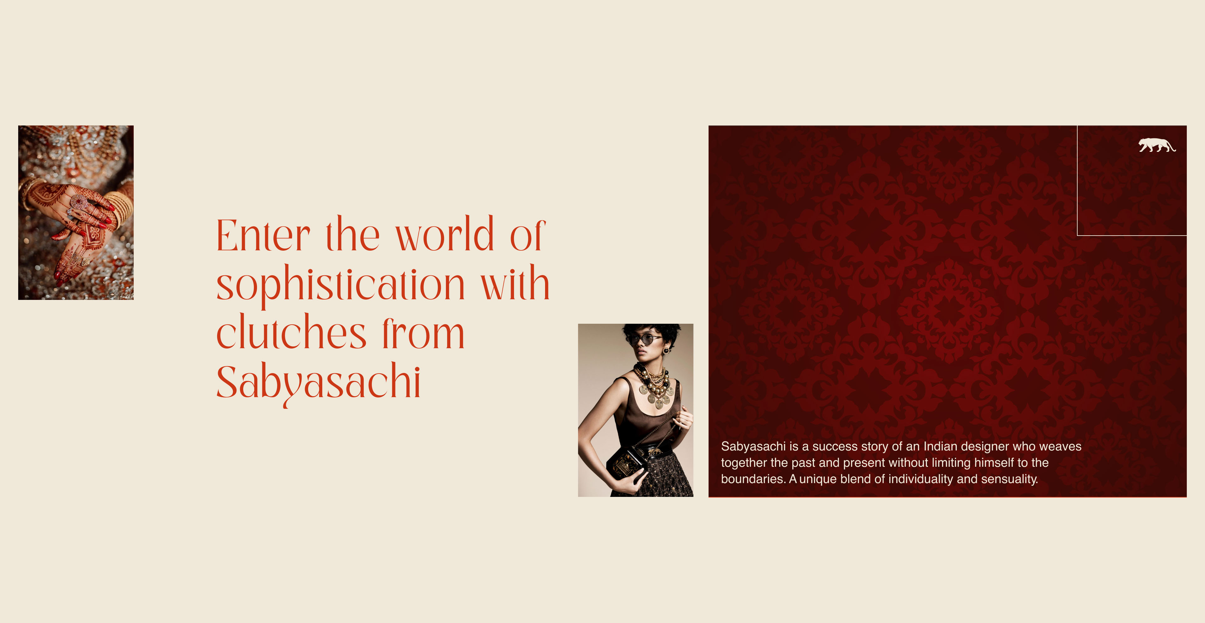 Sabyasachi clutch online store — Изображение №2 — Интерфейсы на Dprofile