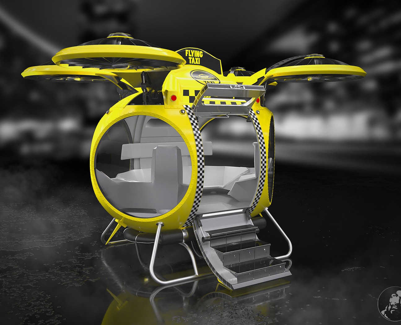 Летающая такси на Dprofile