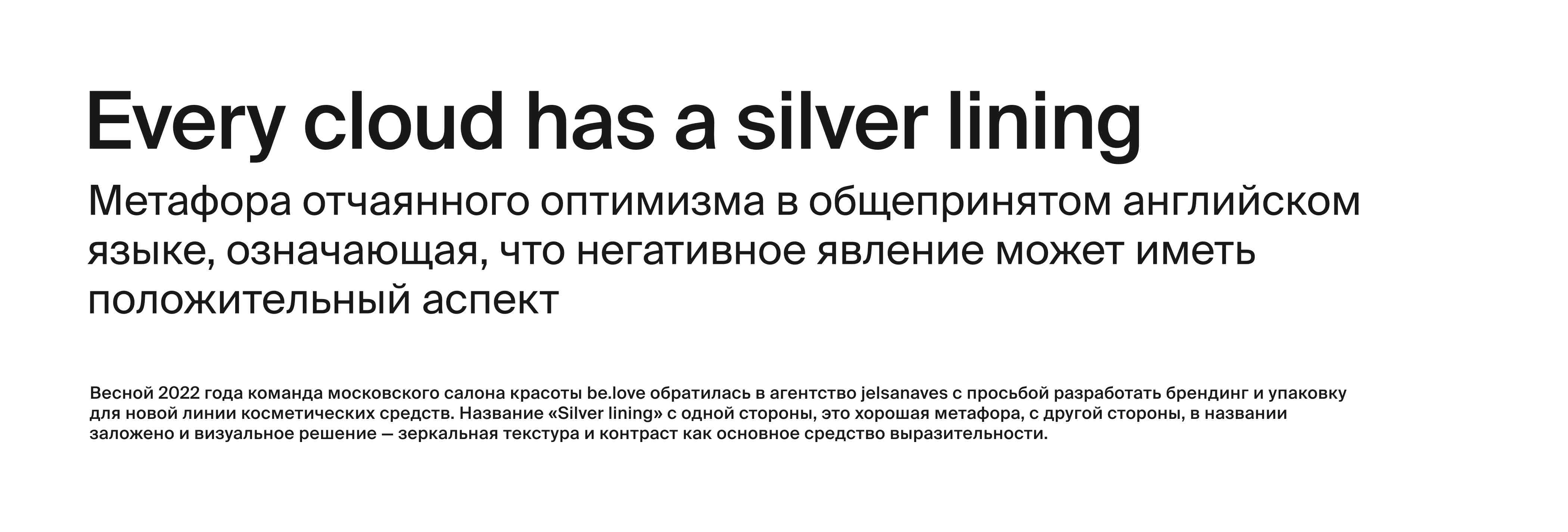 Брендинг и упаковка silver ↻ lining — Изображение №3 — Брендинг на Dprofile