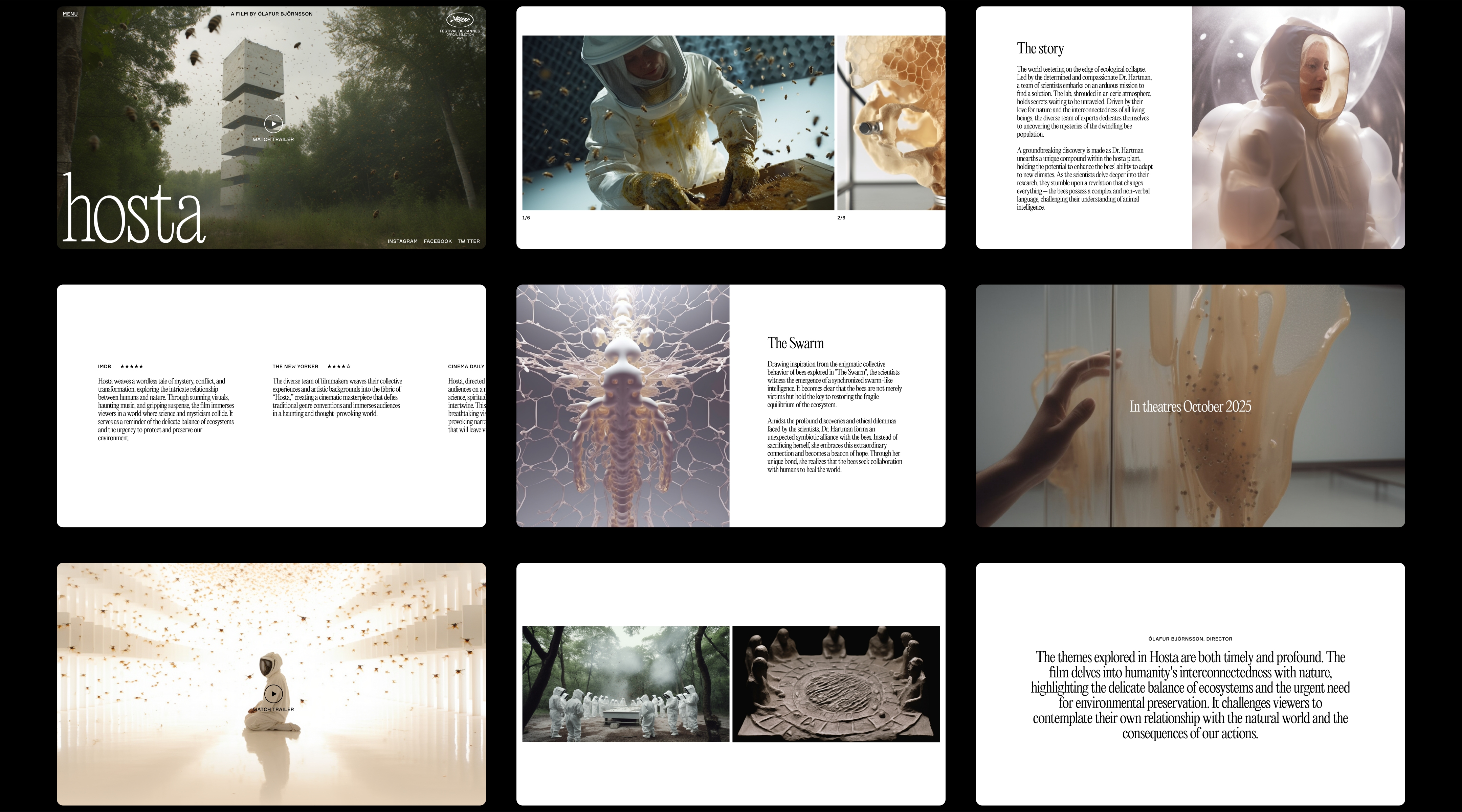 Айдентика для фильма HOSTA — Изображение №14 — Брендинг, Маркетинг на Dprofile
