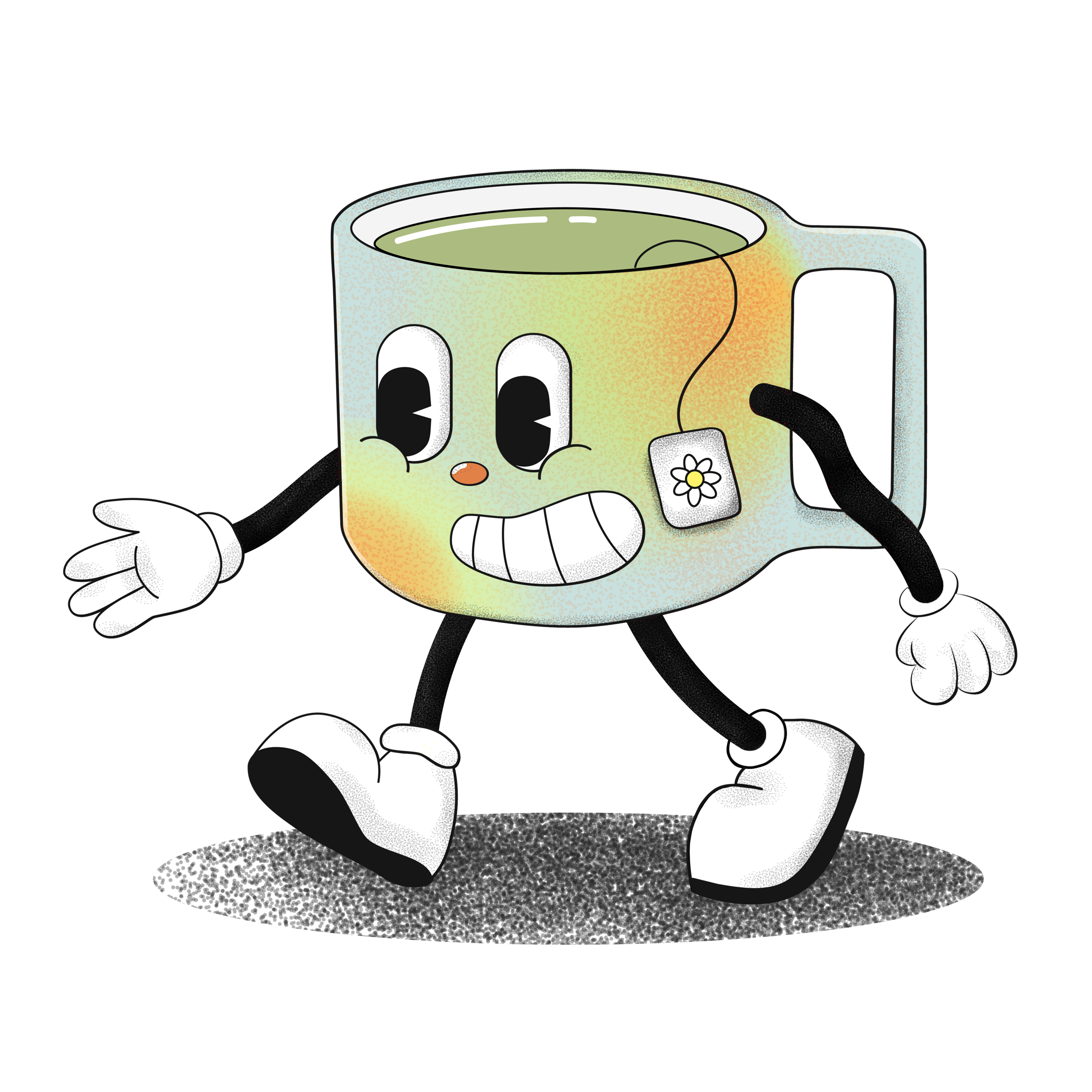 "Пошли пить чай" / Персонаж и серия постеров — Изображение №2 — Брендинг, Иллюстрация на Dprofile