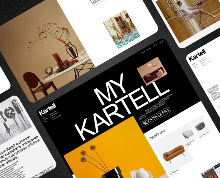Kartell / one day redesign concept на Dprofile