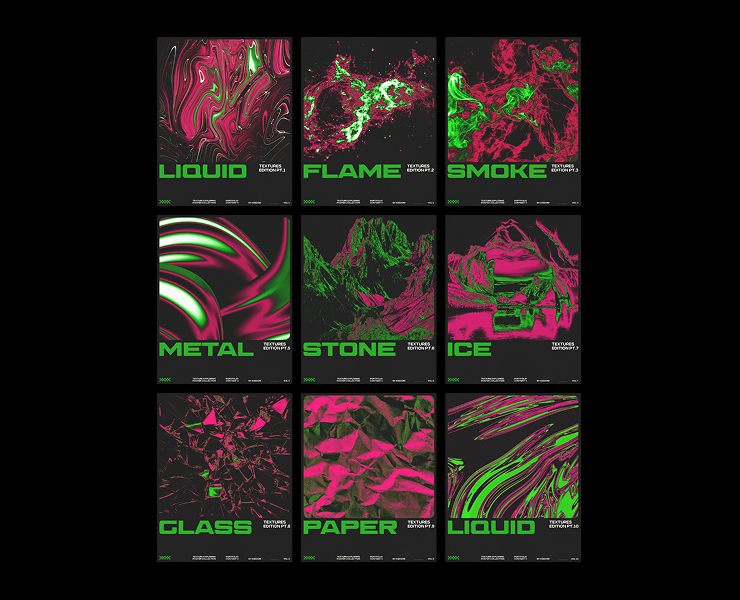 TEXTURES: Poster Edition pt. 1-9 — Графика на Dprofile
