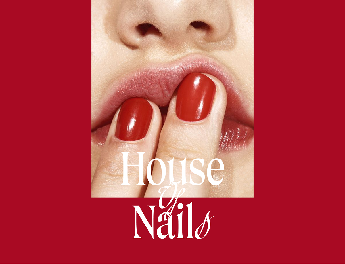 House of Nails Впечатляющие студии маникюра — Изображение №2 — Брендинг, Графика на Dprofile