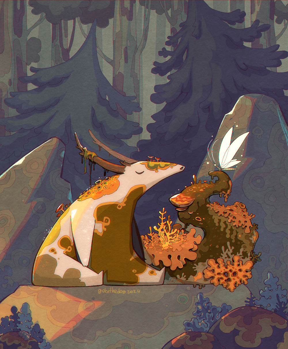 Лесной дух — Изображение №1 — Иллюстрация на Dprofile