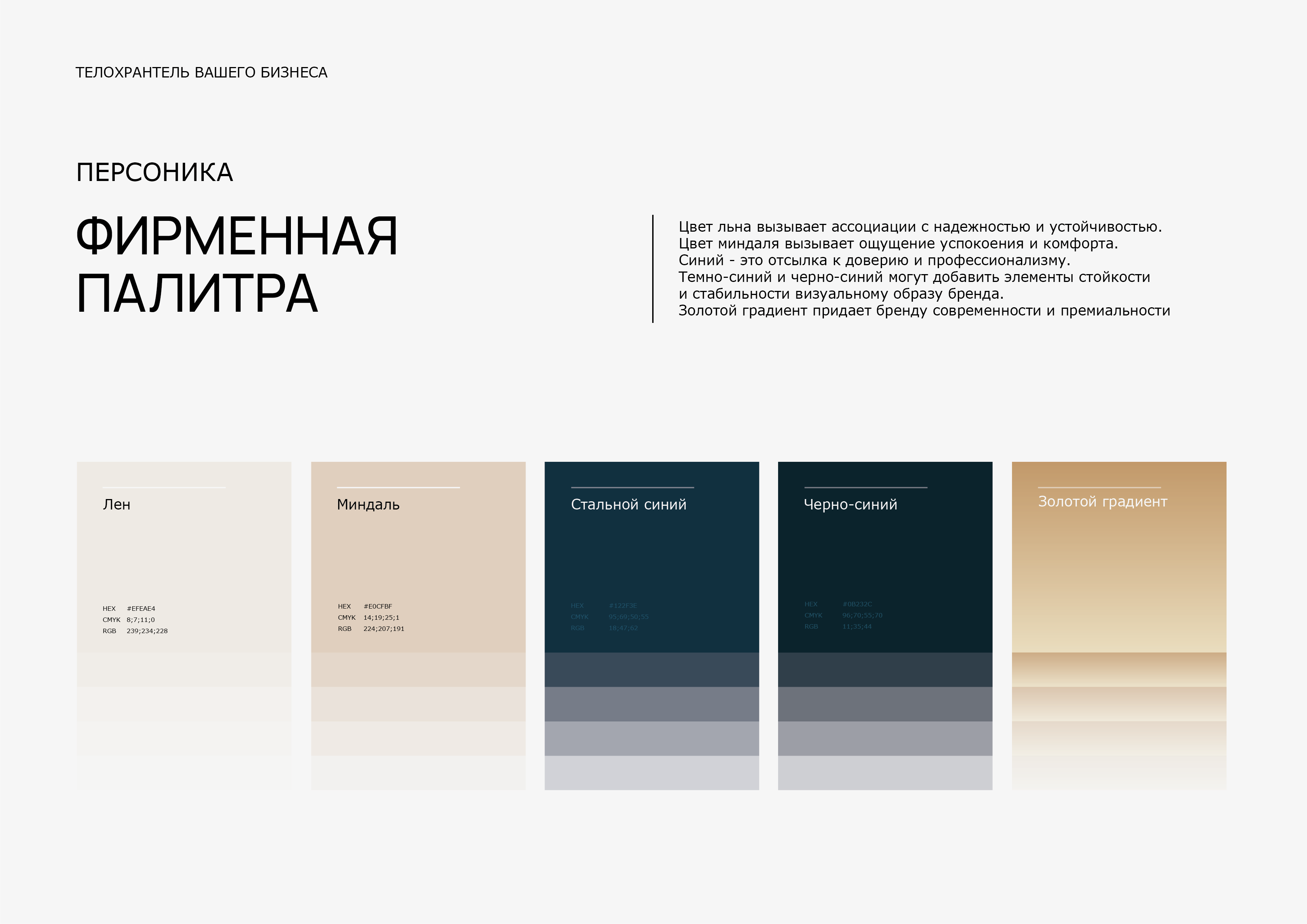 Сопровождение бизнеса — Изображение №5 — Брендинг на Dprofile