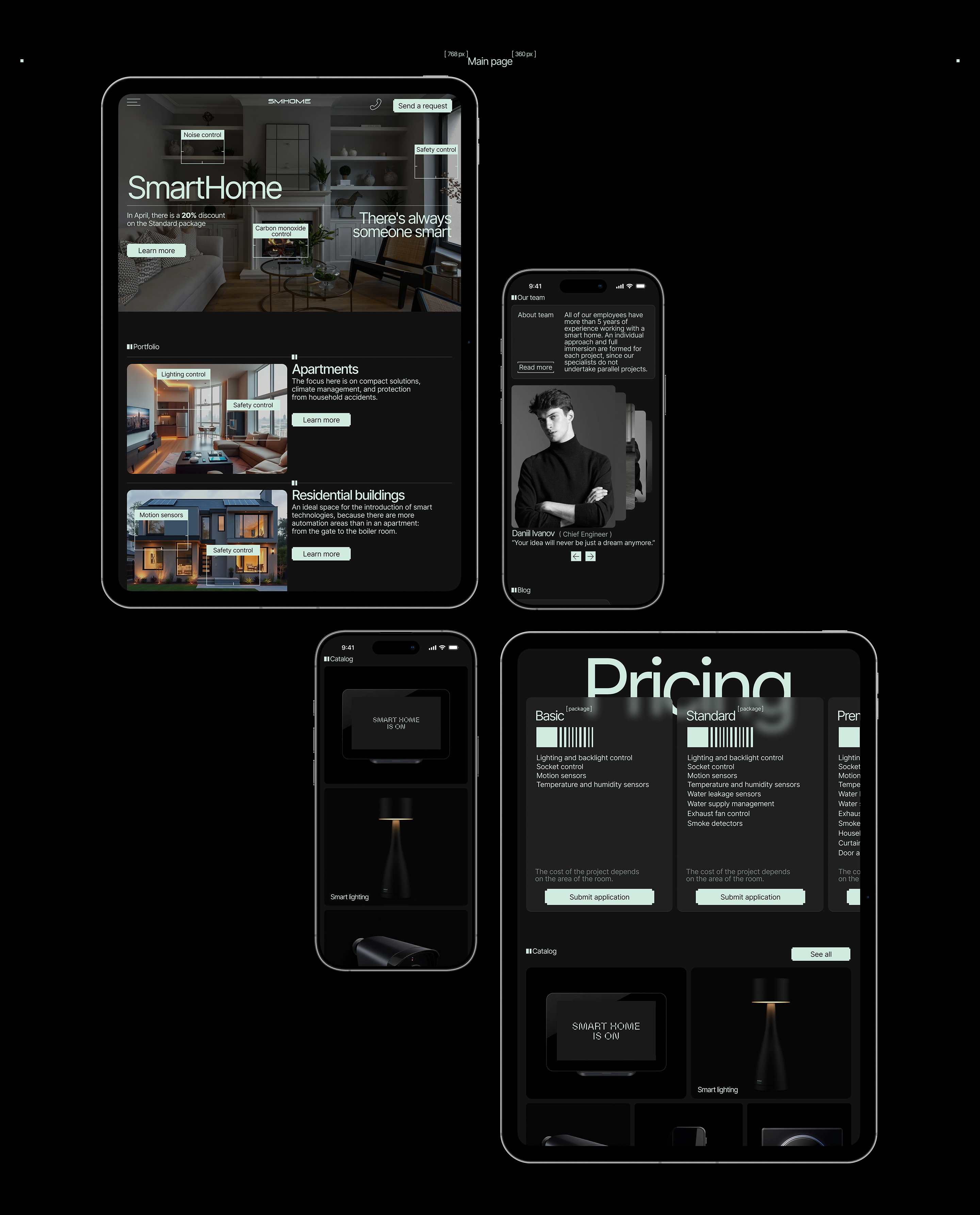 Website for SmartHome — Изображение №7 — Интерфейсы на Dprofile