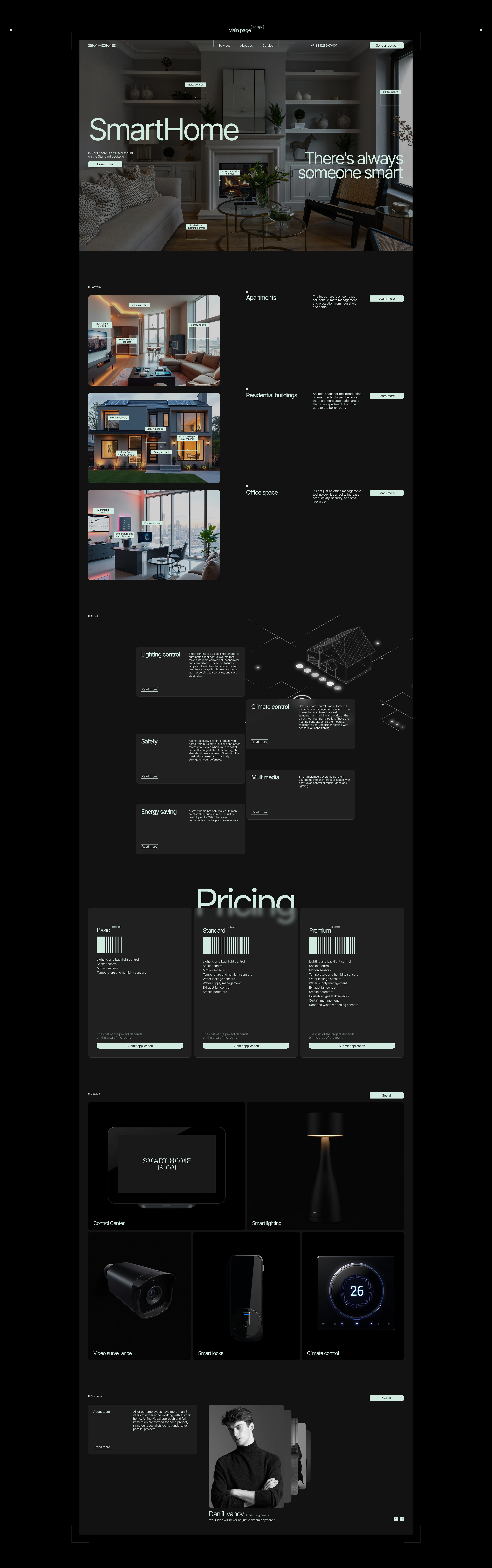 Website for SmartHome — Изображение №4 — Интерфейсы на Dprofile