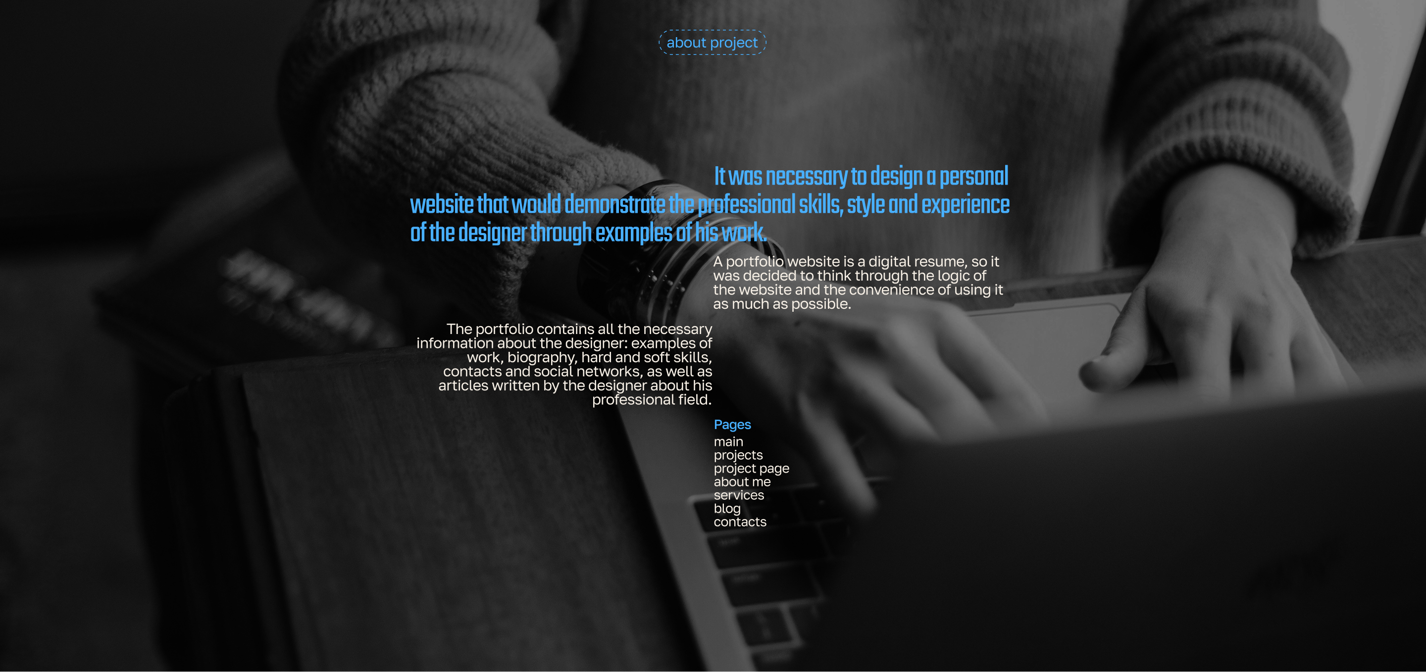 Portfolio Web-site — Изображение №2 — Интерфейсы на Dprofile