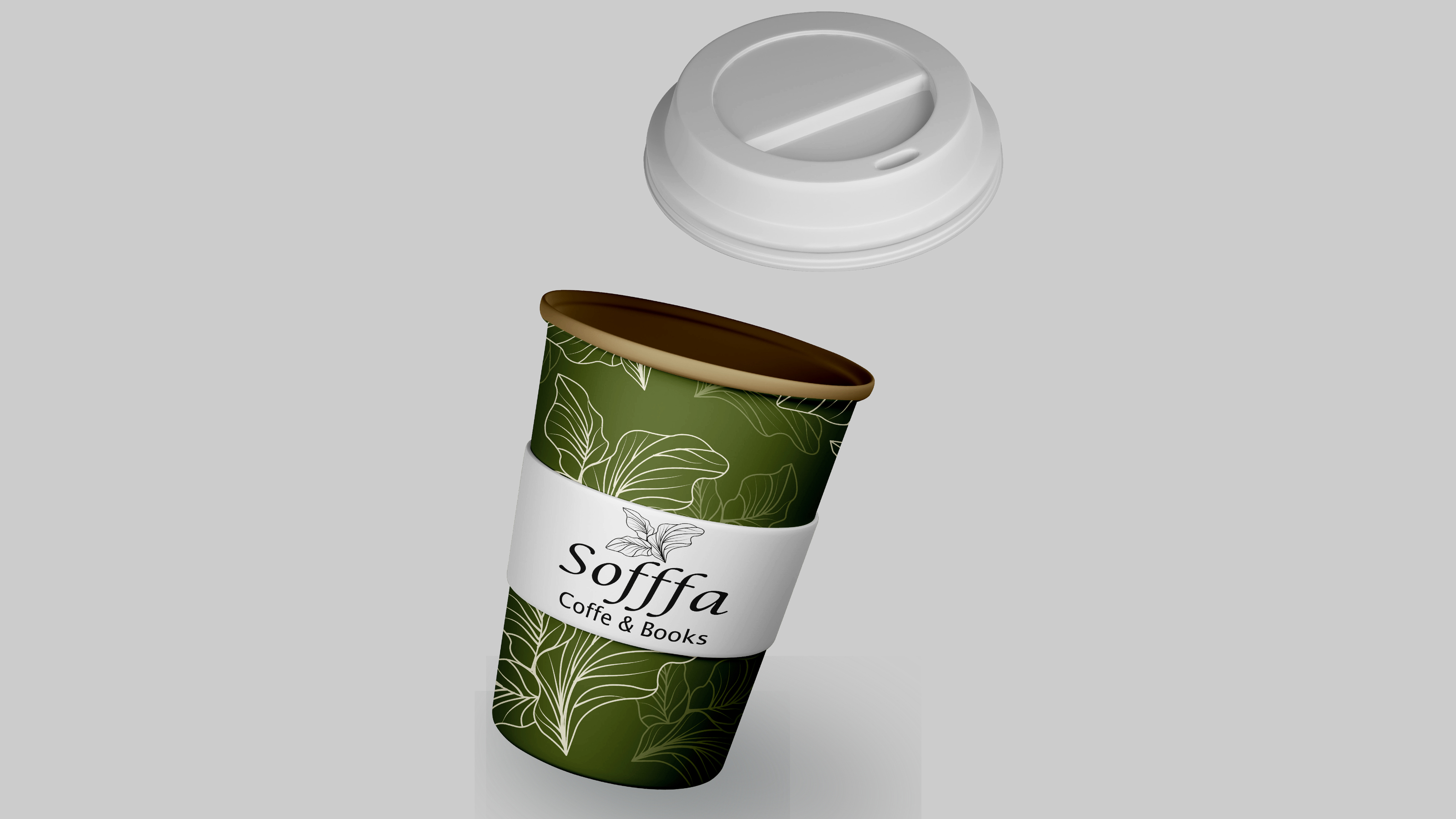 Минимальный фирменный стиль кофейни "Sofffa" — Изображение №8 — Брендинг, Графика на Dprofile