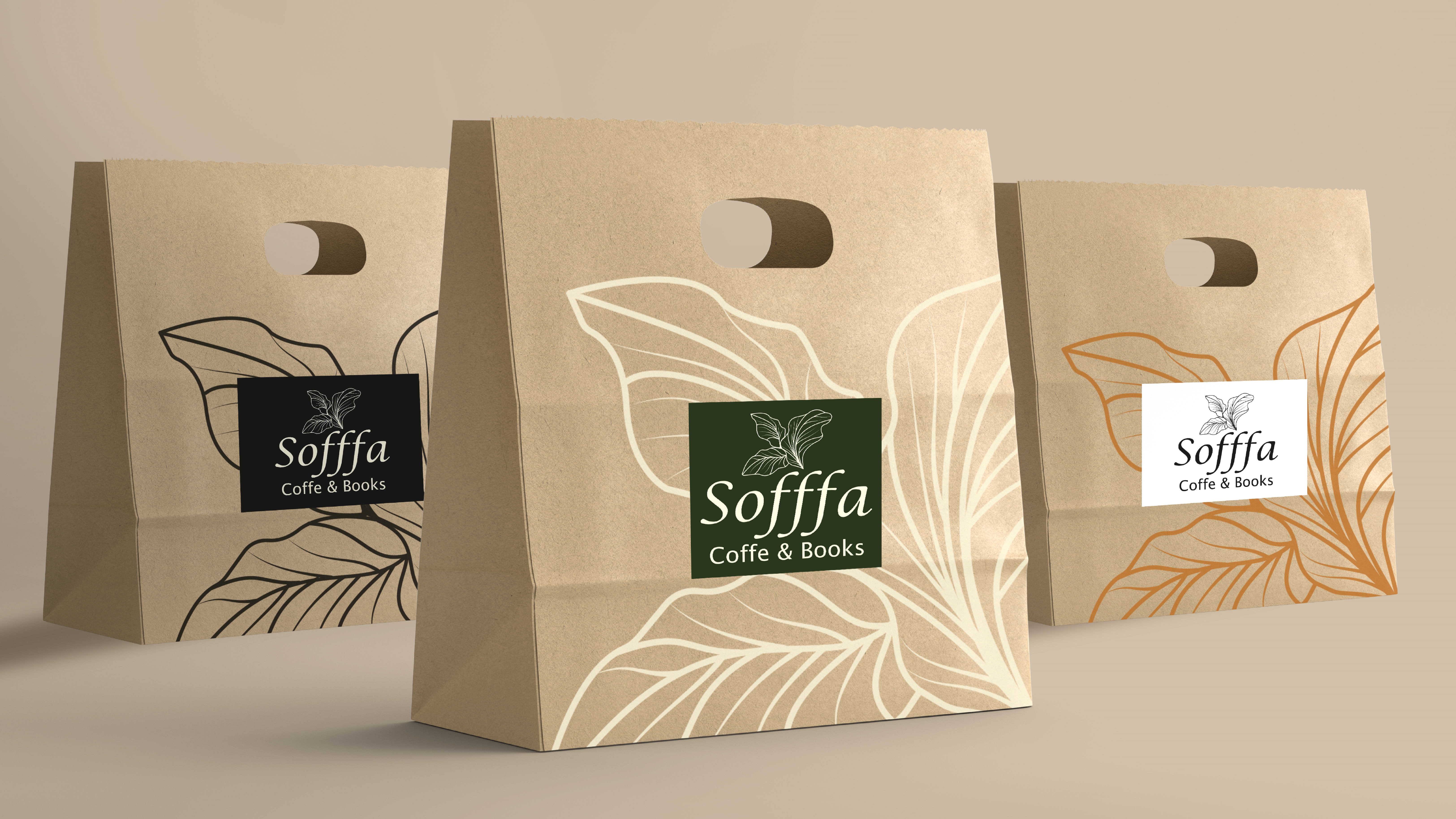 Минимальный фирменный стиль кофейни "Sofffa" — Изображение №13 — Брендинг, Графика на Dprofile