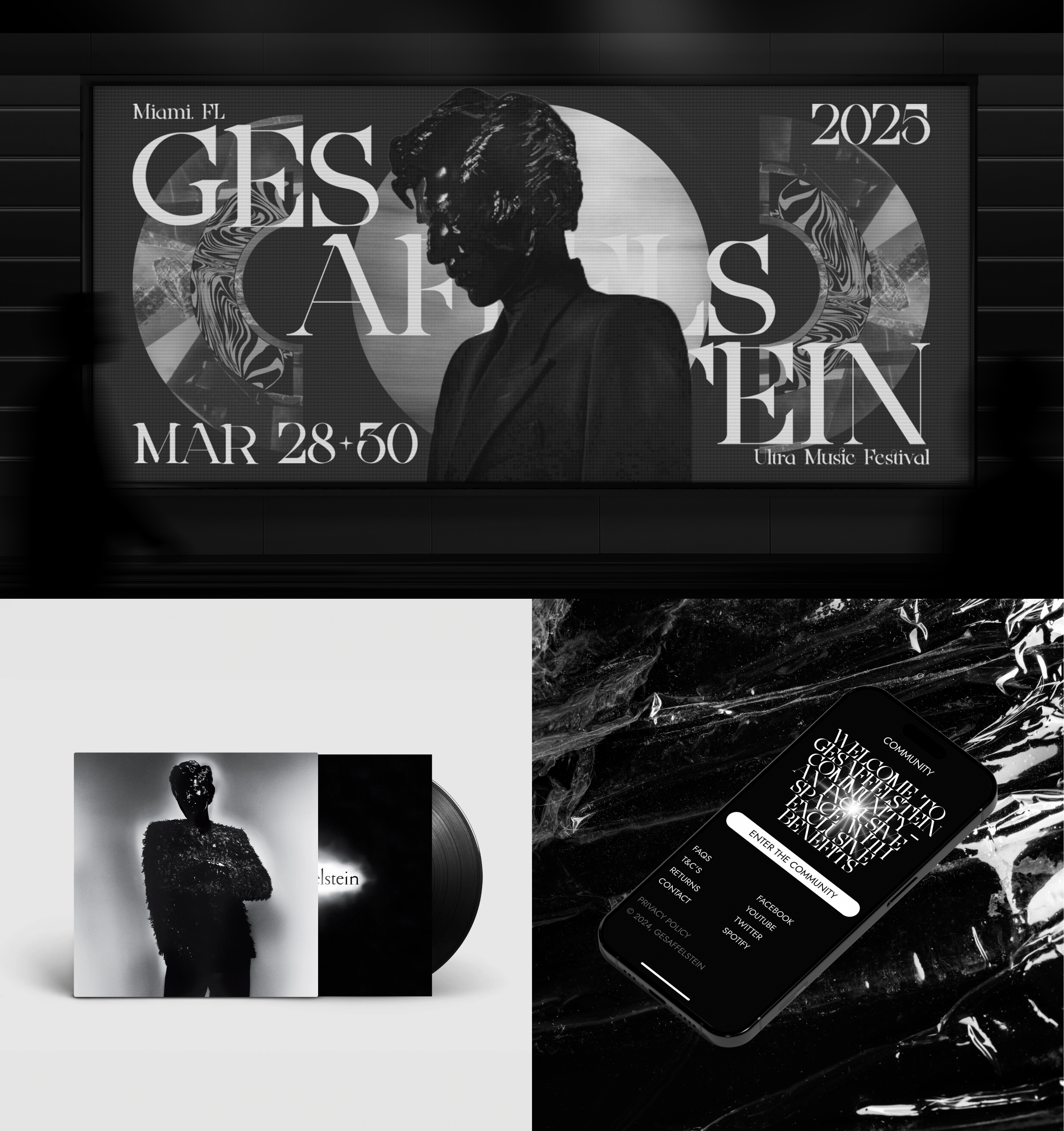 Gesaffelstein | Website Redesign — Изображение №5 — Интерфейсы на Dprofile