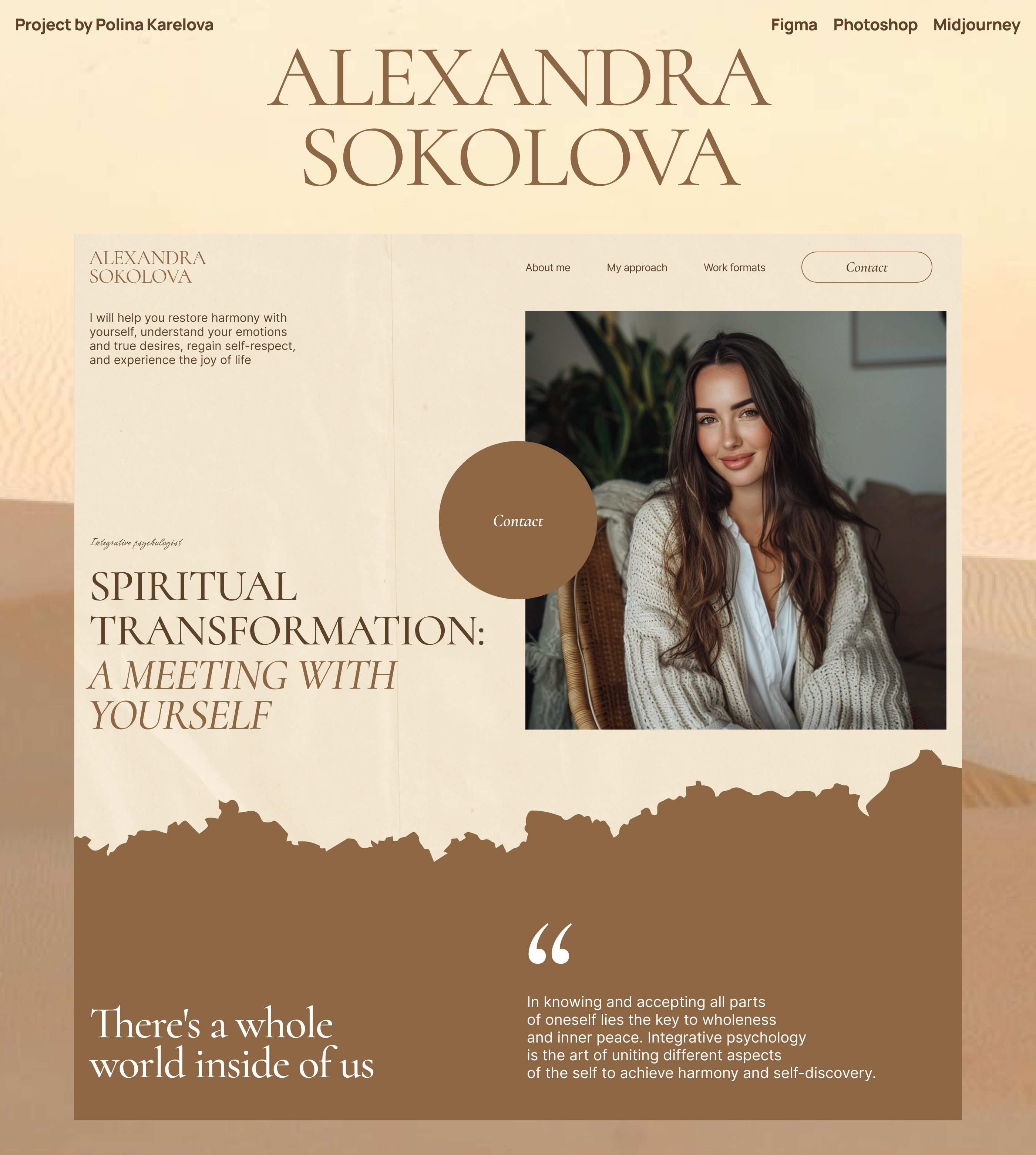 Alexandra Sokolova Psychologist — Изображение №1 — Интерфейсы на Dprofile