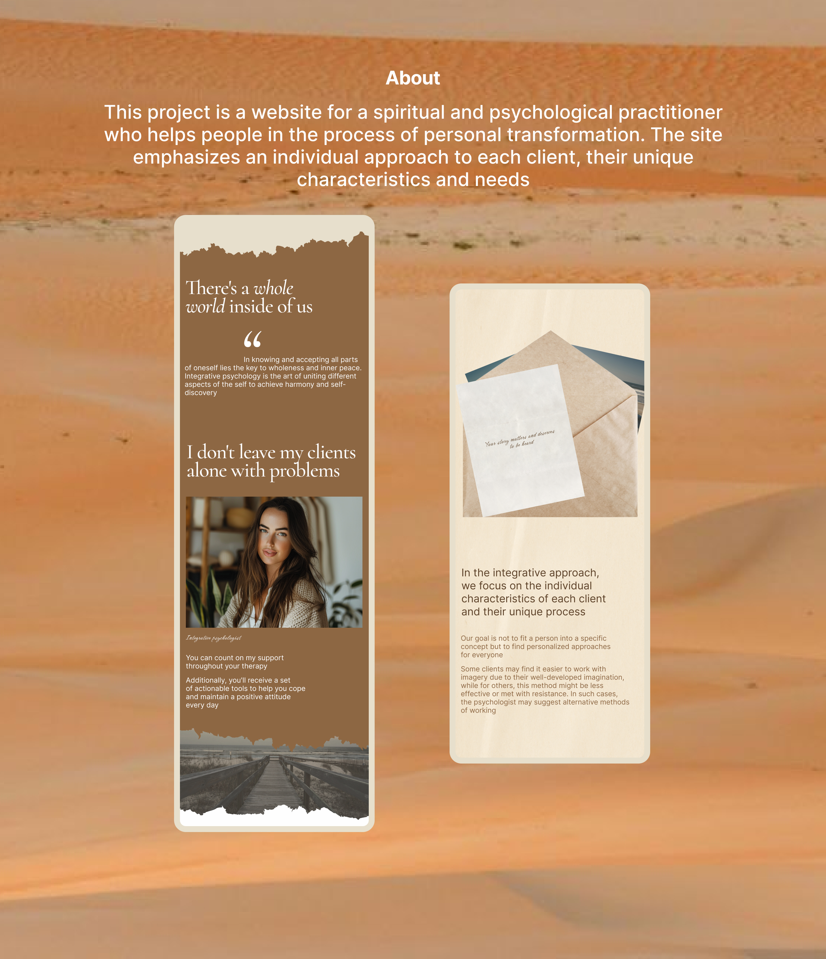 Alexandra Sokolova Psychologist — Изображение №2 — Интерфейсы на Dprofile