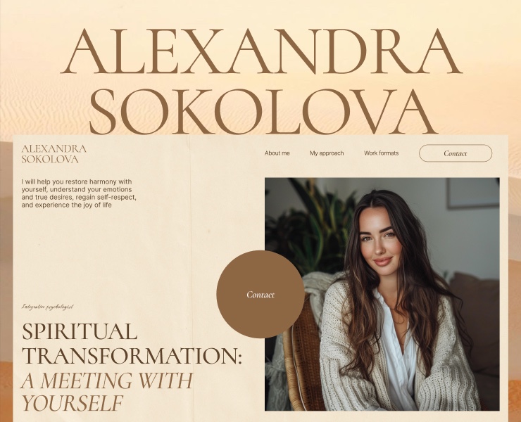 Alexandra Sokolova Psychologist — Интерфейсы на Dprofile