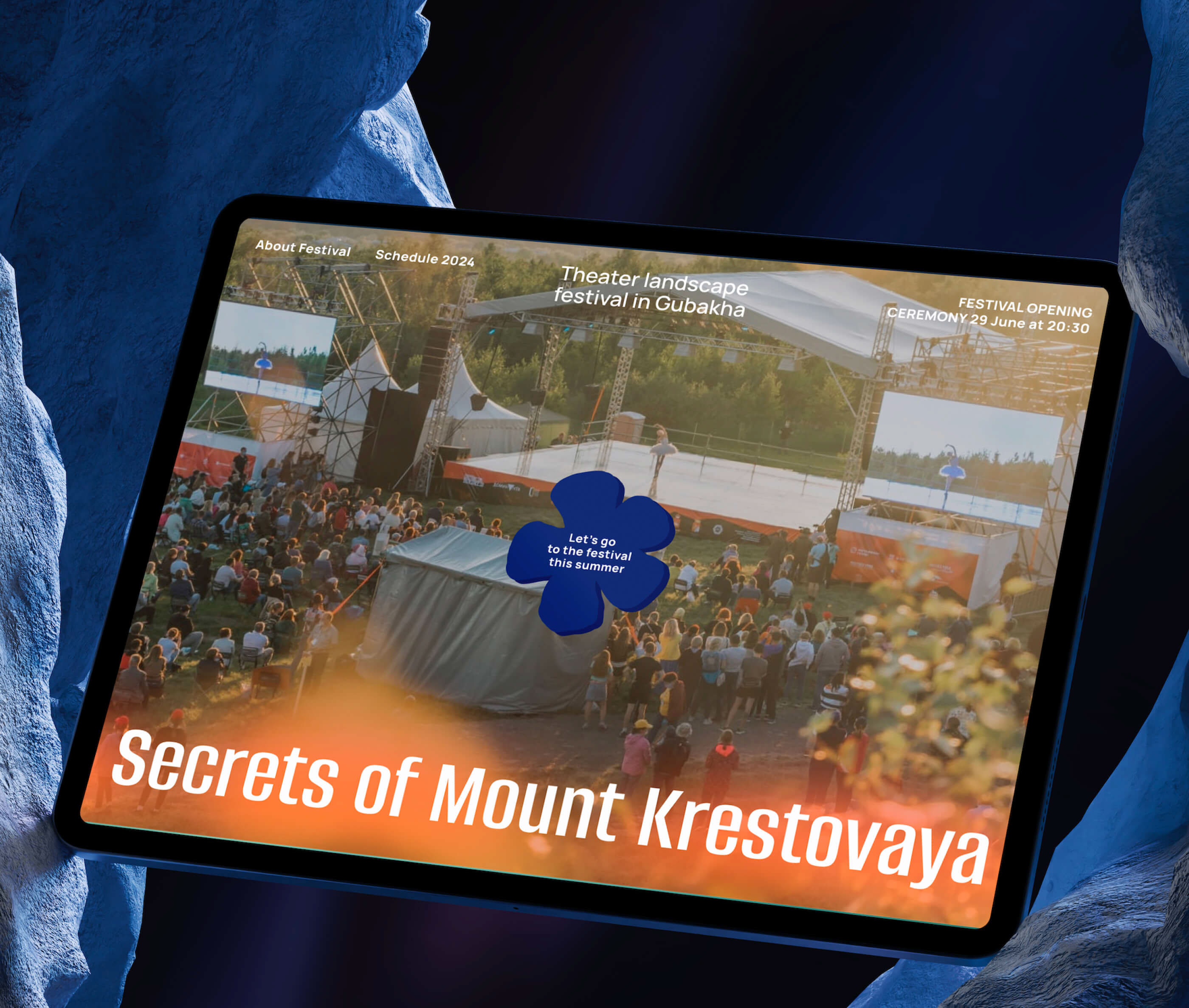 Театральный ландшафтный фестиваль «Тайны горы Крестовой» — Изображение №7 — Интерфейсы на Dprofile