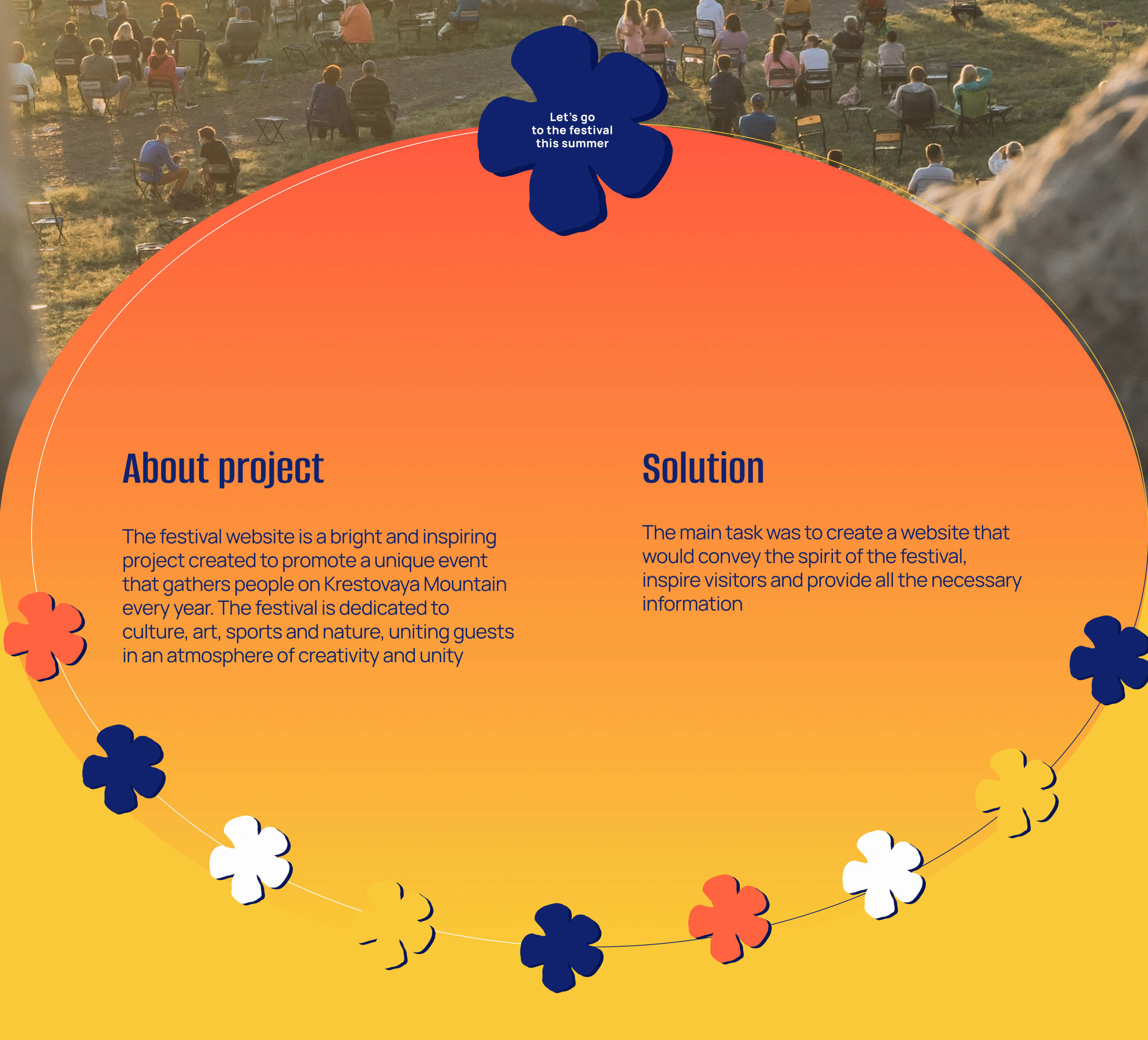 Театральный ландшафтный фестиваль «Тайны горы Крестовой» — Изображение №2 — Интерфейсы на Dprofile