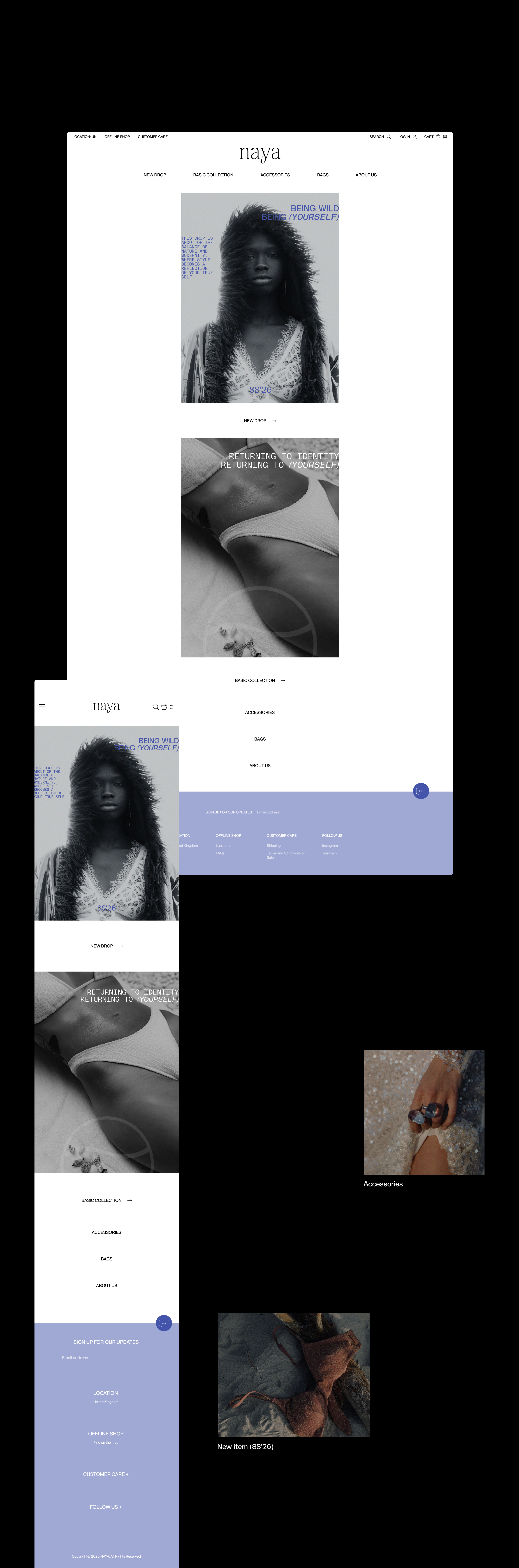 NAYA / айдентика бренда — Изображение №8 — Интерфейсы, Брендинг на Dprofile