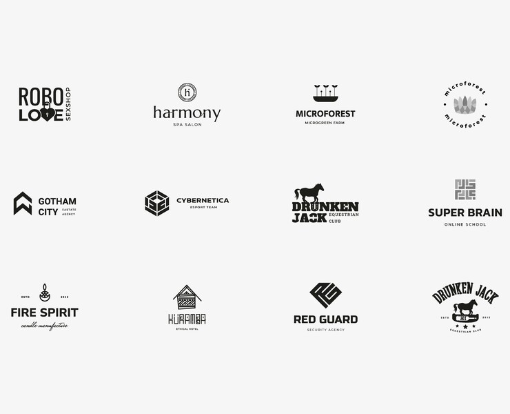 Logos & Marks Collection.01 — Брендинг, Графика на Dprofile