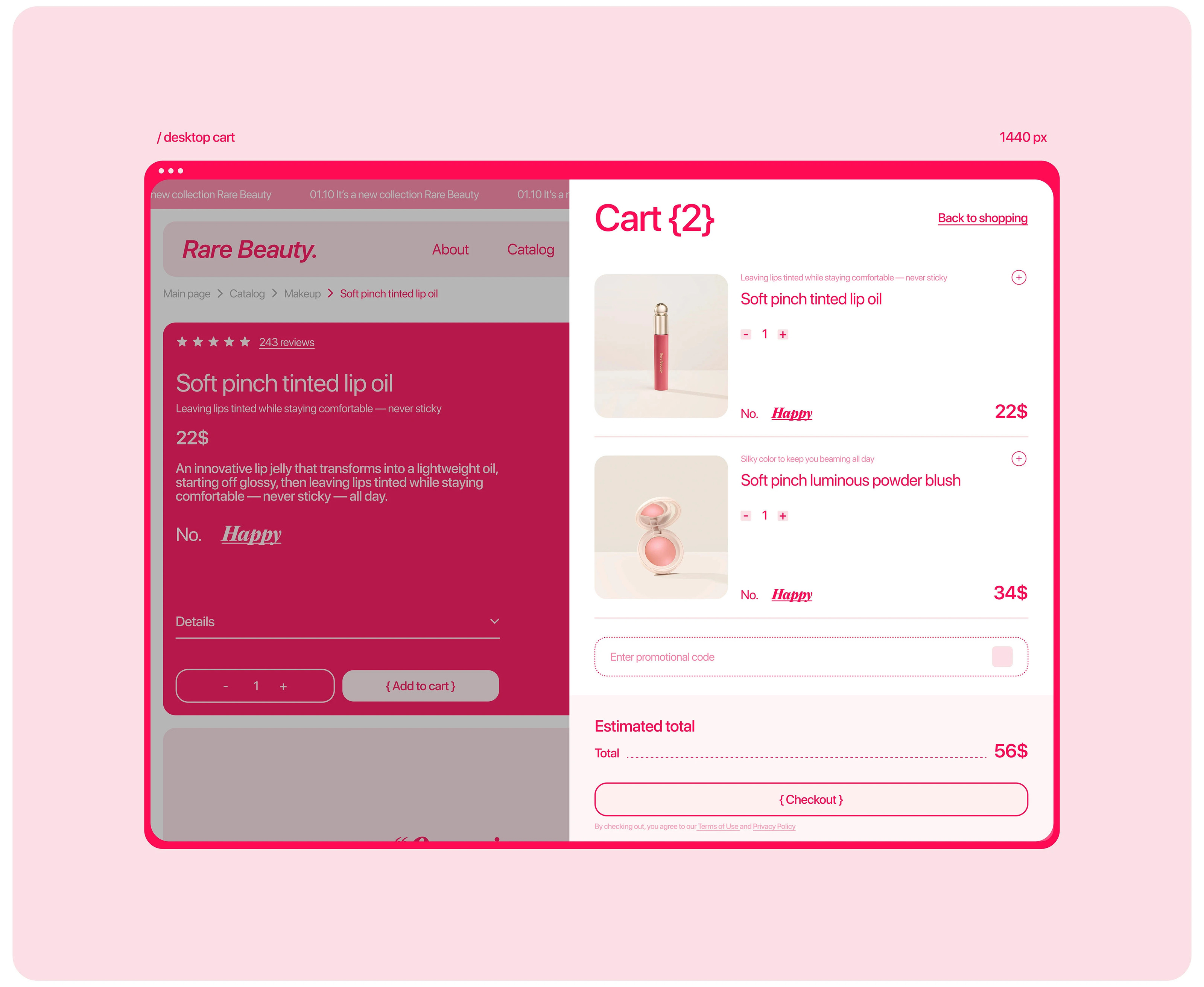 Cosmetics store / e-commercy design — Изображение №13 — Интерфейсы на Dprofile