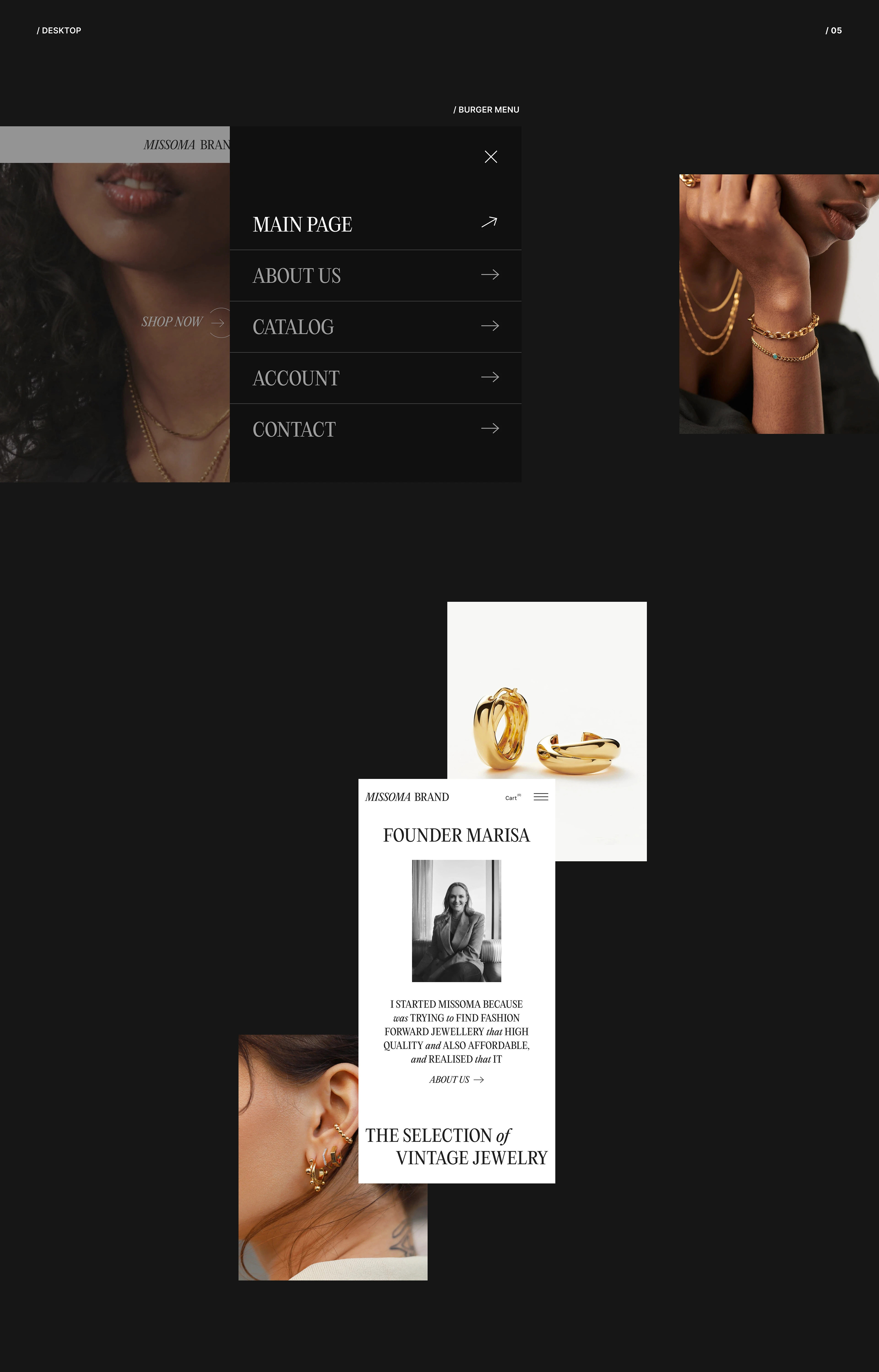 Jewelllery store / e-commercy design — Изображение №5 — Интерфейсы на Dprofile