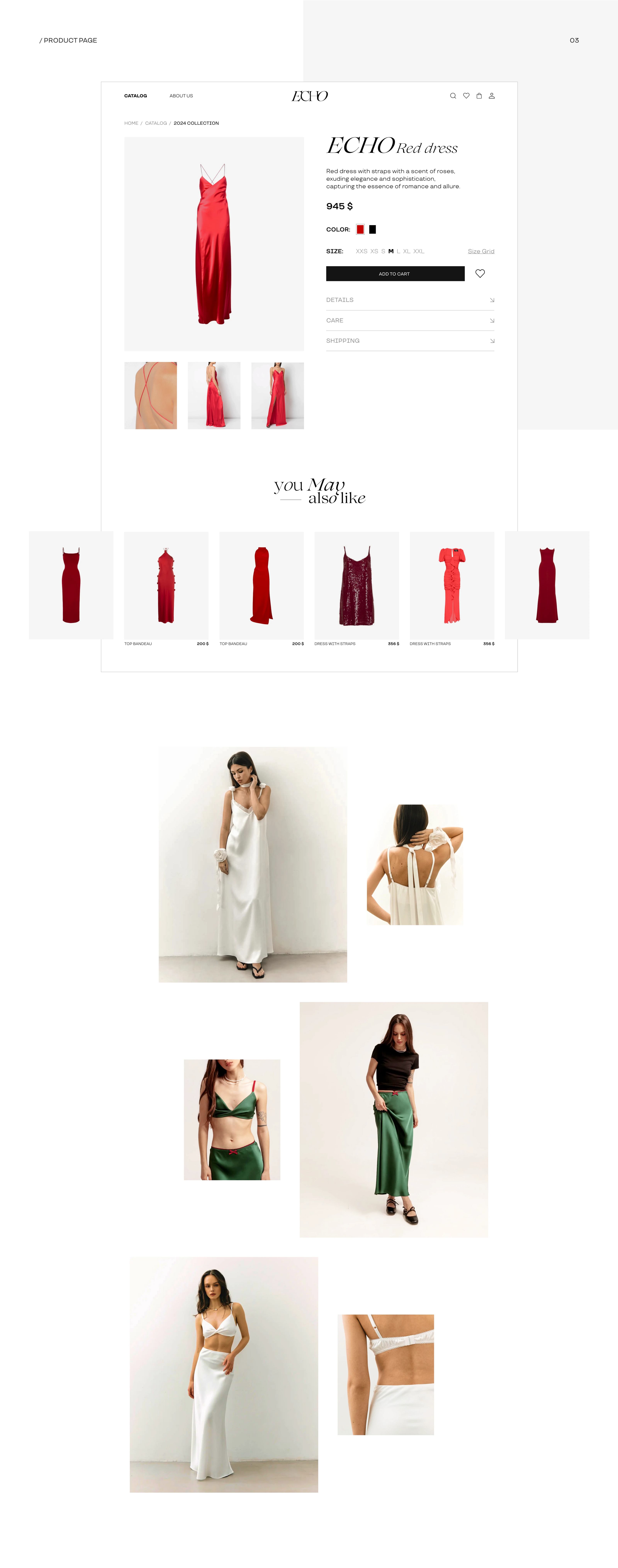 ECHO — fashion online store concept — Изображение №6 — Интерфейсы на Dprofile