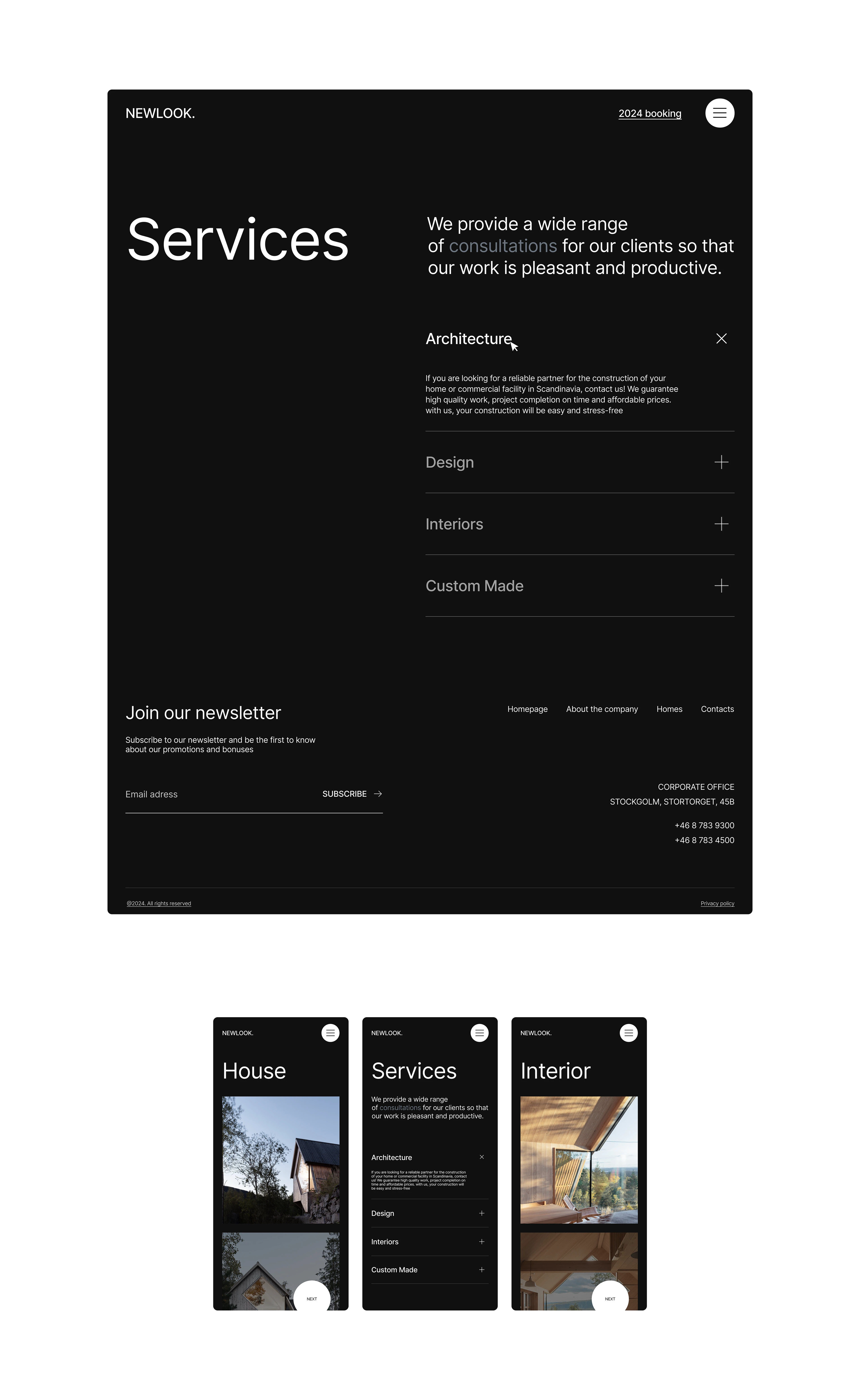 Construction Company - website / e-commercy design — Изображение №10 — Интерфейсы на Dprofile