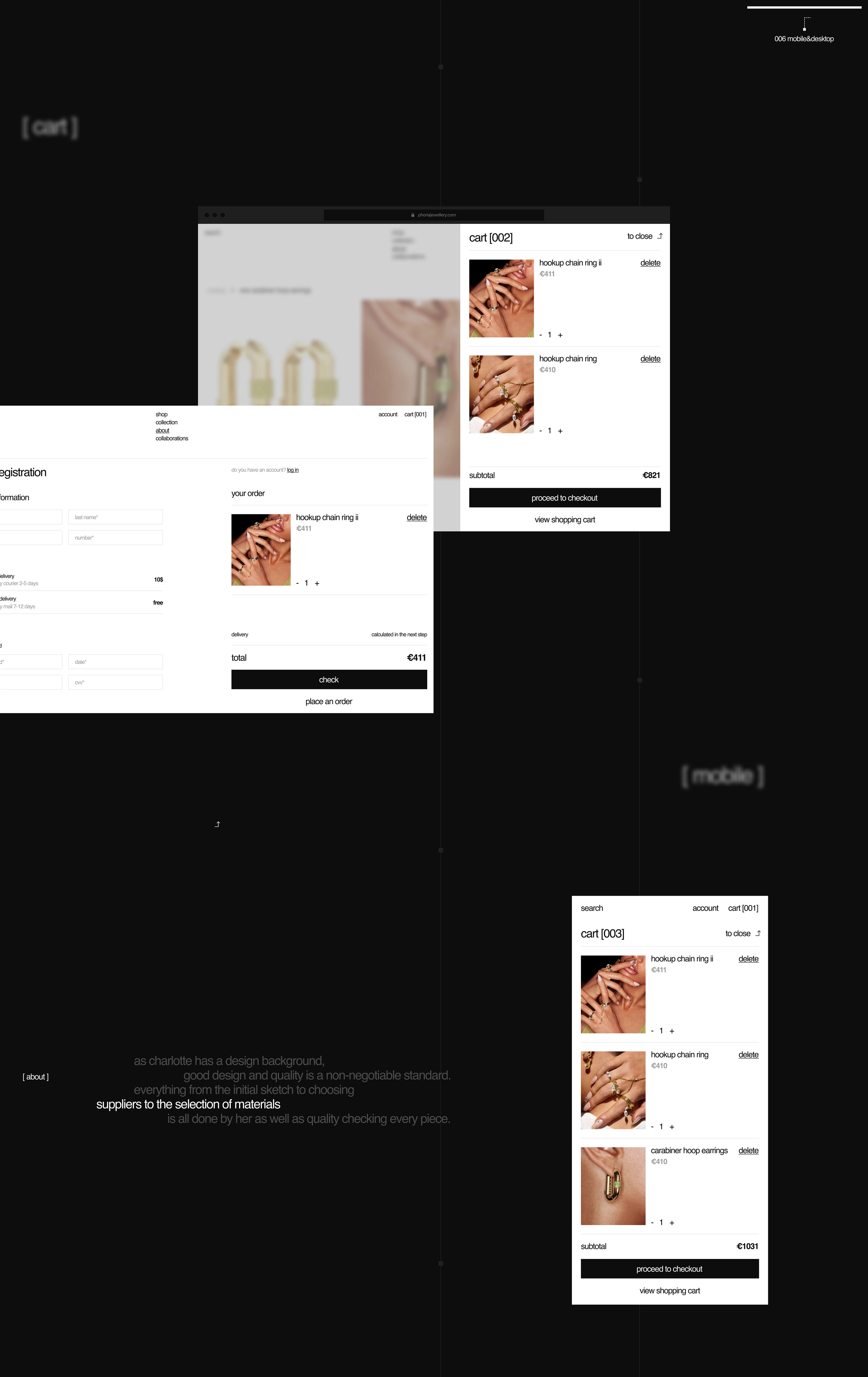 Jewelry store - web-site / e-commercy design — Изображение №11 — Интерфейсы на Dprofile