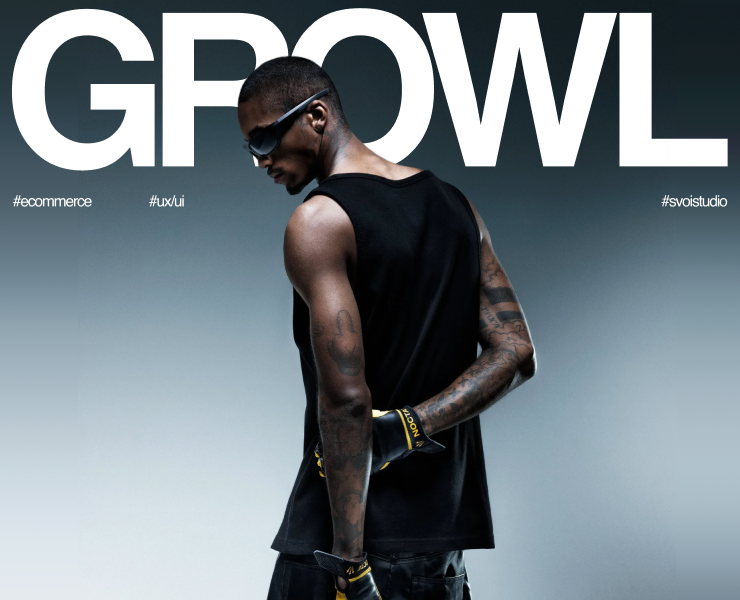 growl // clothing e-commerce на Dprofile