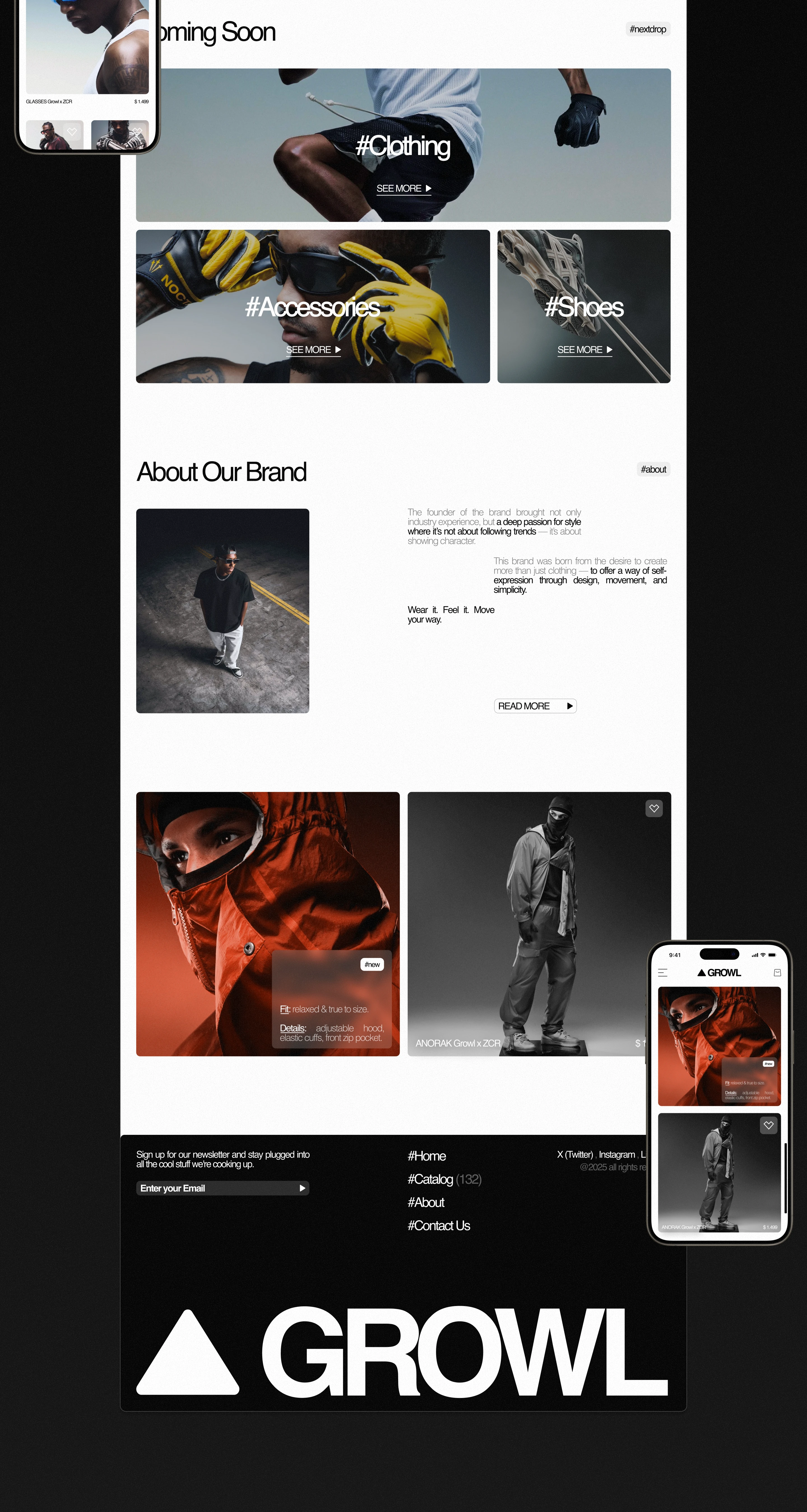 growl // clothing e-commerce — Изображение №8 — Интерфейсы на Dprofile