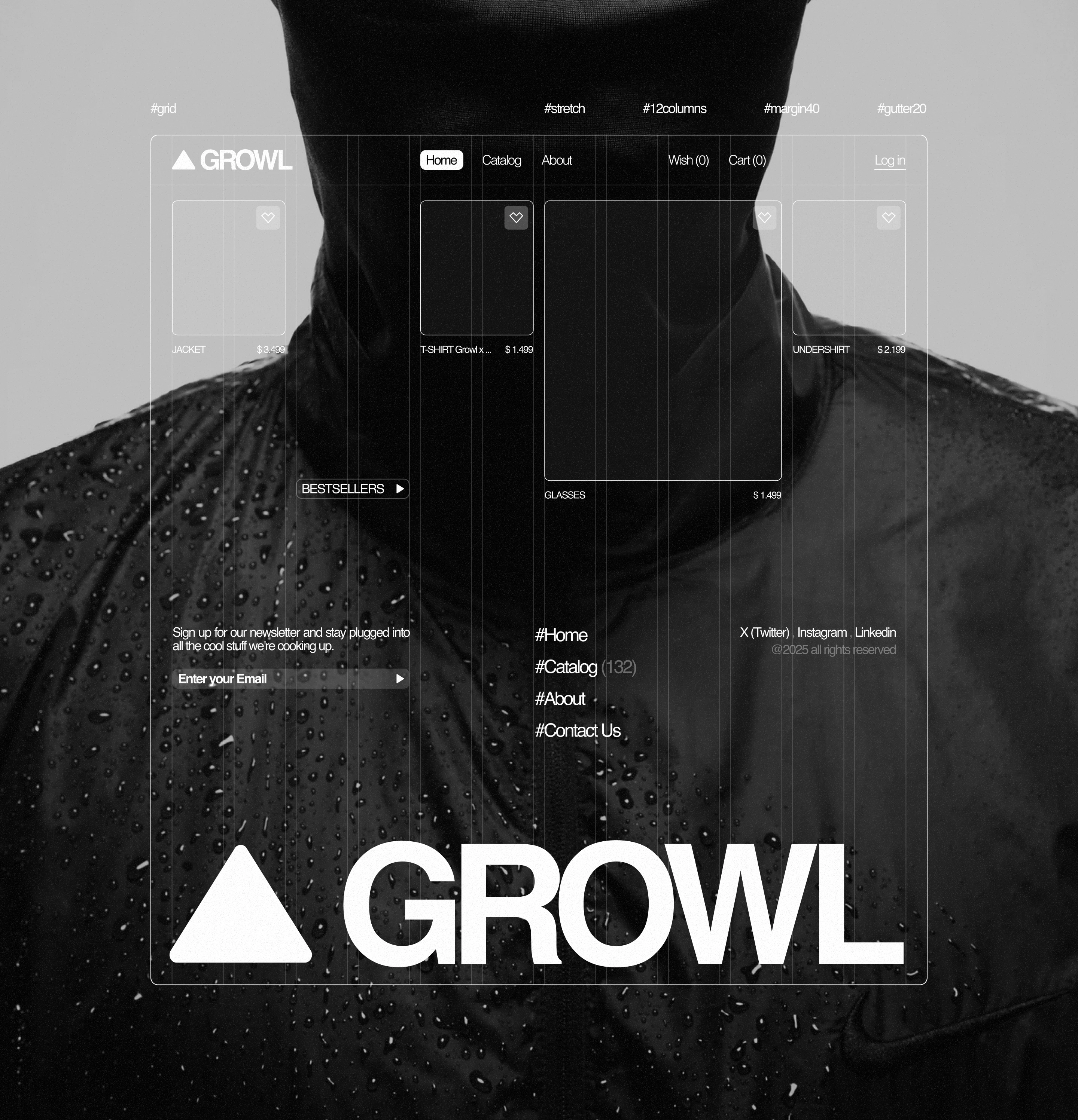 growl // clothing e-commerce — Изображение №6 — Интерфейсы на Dprofile