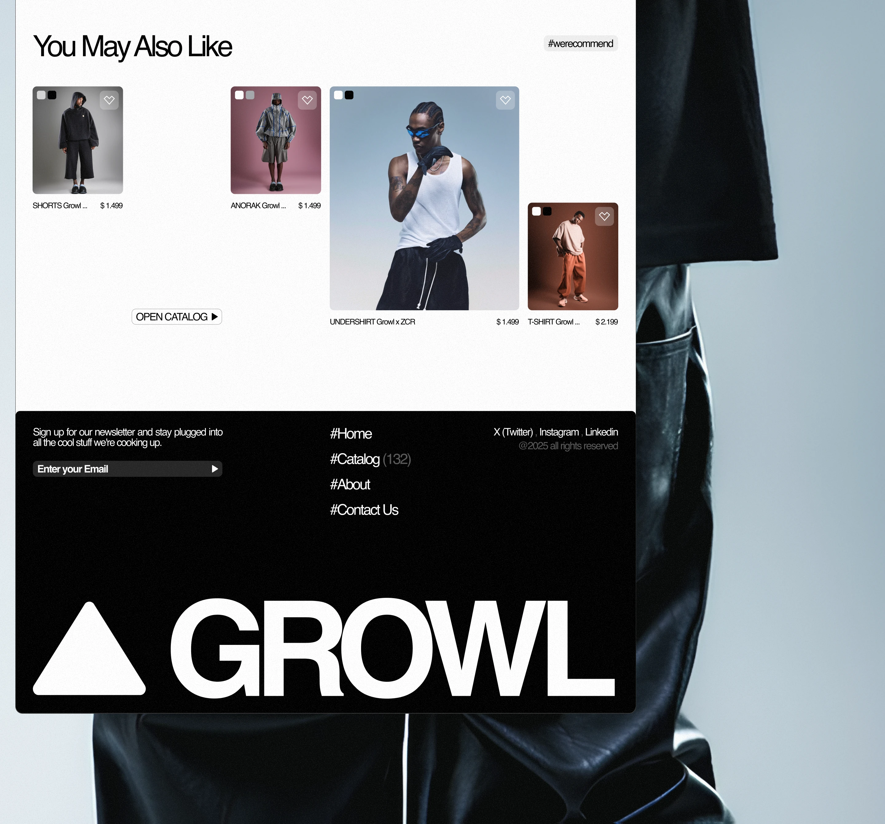 growl // clothing e-commerce — Изображение №18 — Интерфейсы на Dprofile