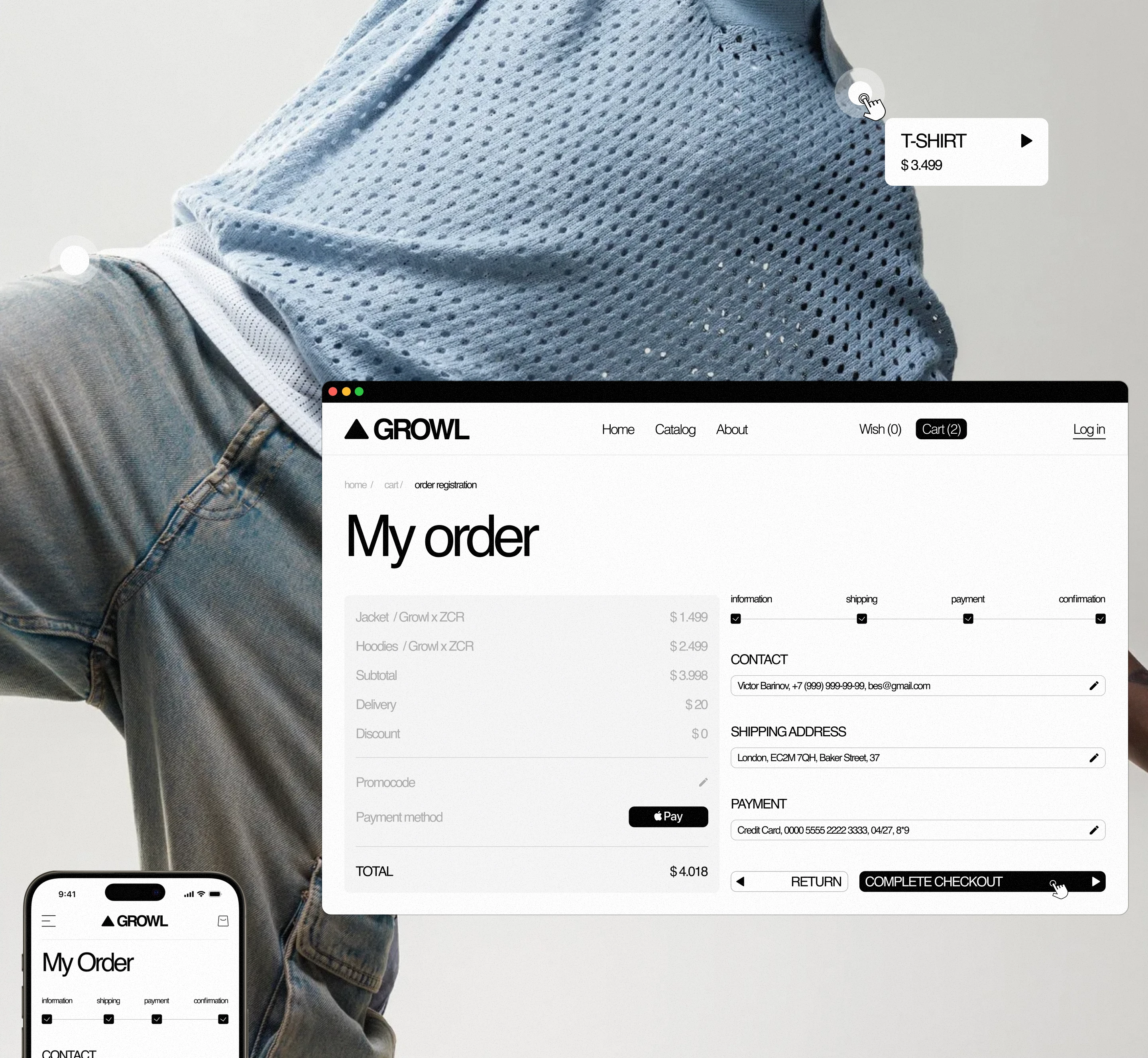 growl // clothing e-commerce — Изображение №22 — Интерфейсы на Dprofile