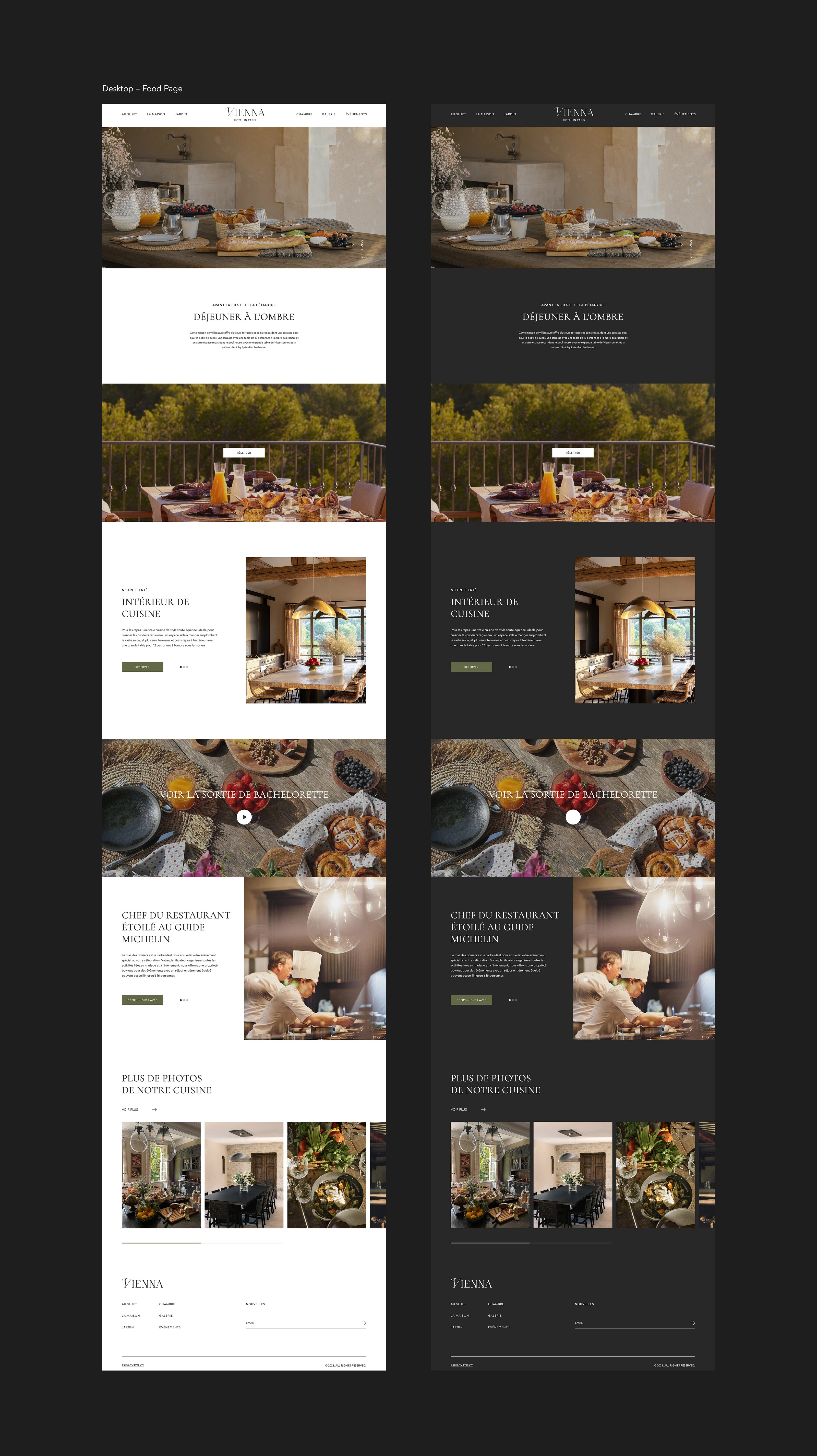 Vienna hotel - website / e-commercy design — Изображение №7 — Интерфейсы на Dprofile