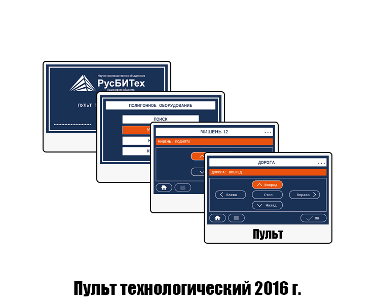 Пульт технологический 2016 г. — Интерфейсы на Dprofile