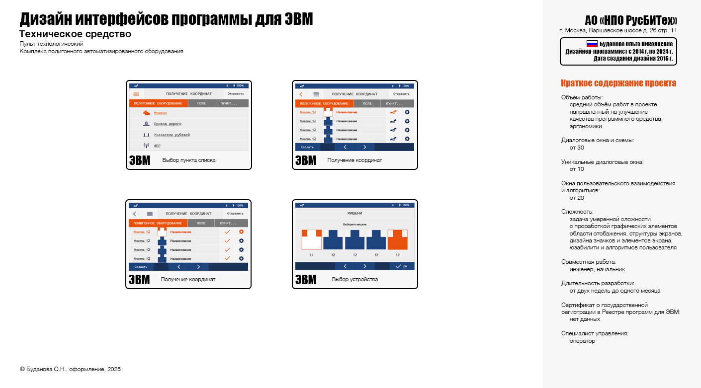 Пульт технологический 2016 г. — Изображение №4 — Интерфейсы на Dprofile