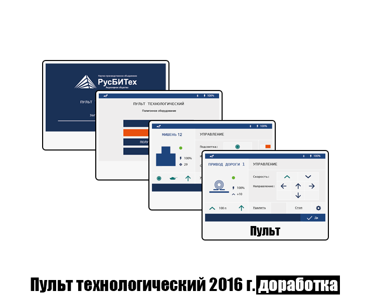Пульт технологический 2016 г. — Интерфейсы на Dprofile
