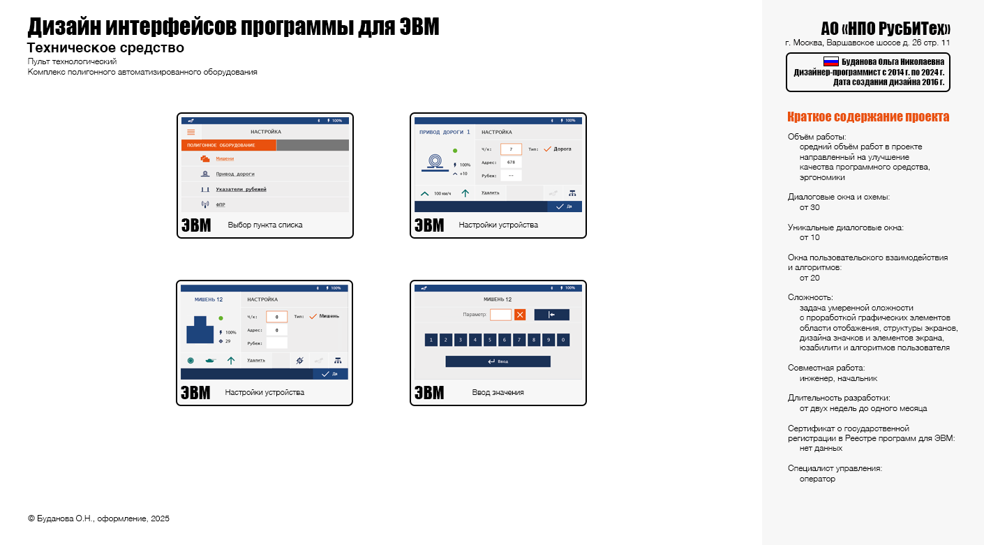 Пульт технологический 2016 г. — Изображение №5 — Интерфейсы на Dprofile