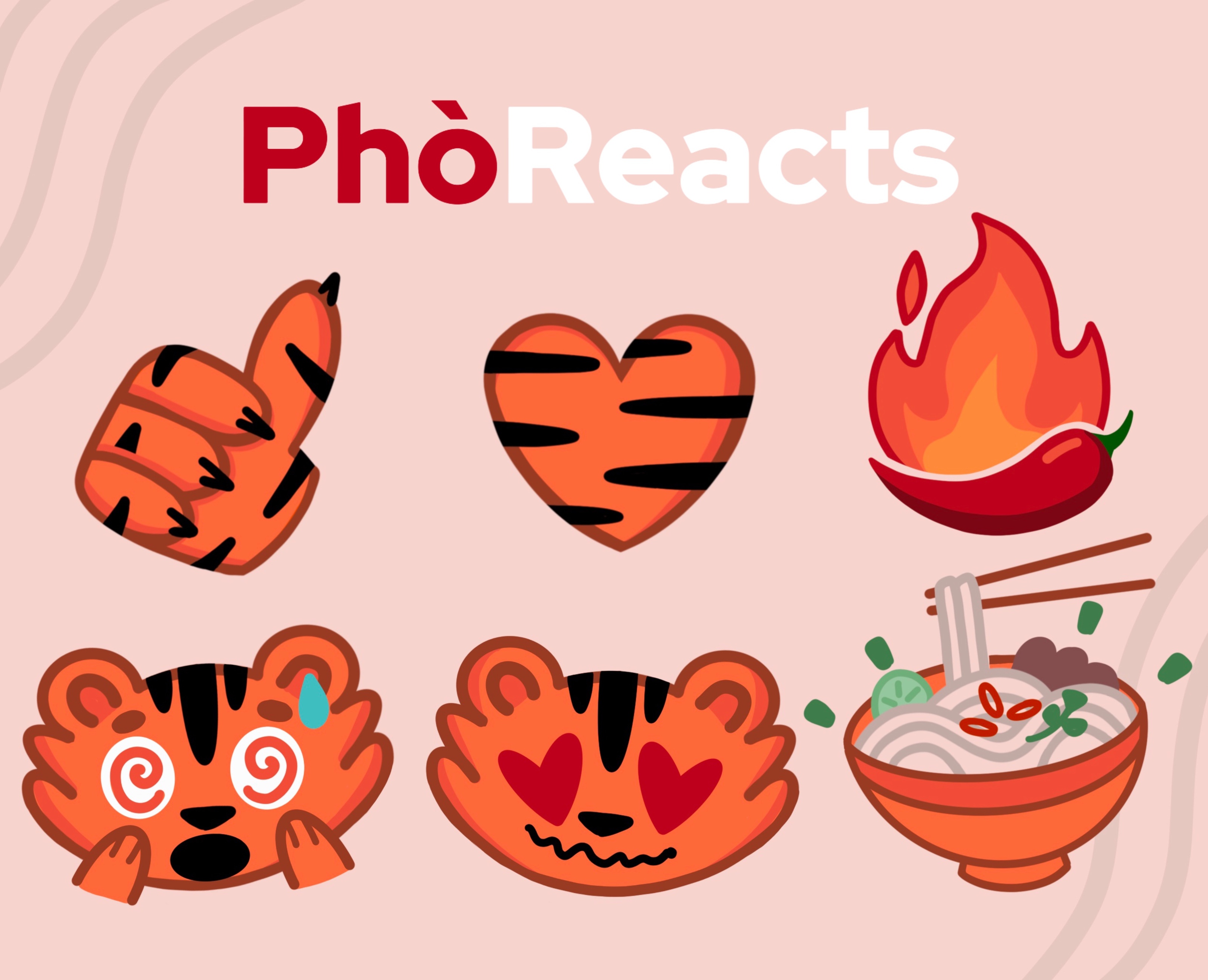 Анимированные реакции для кафе PhoBo на Dprofile