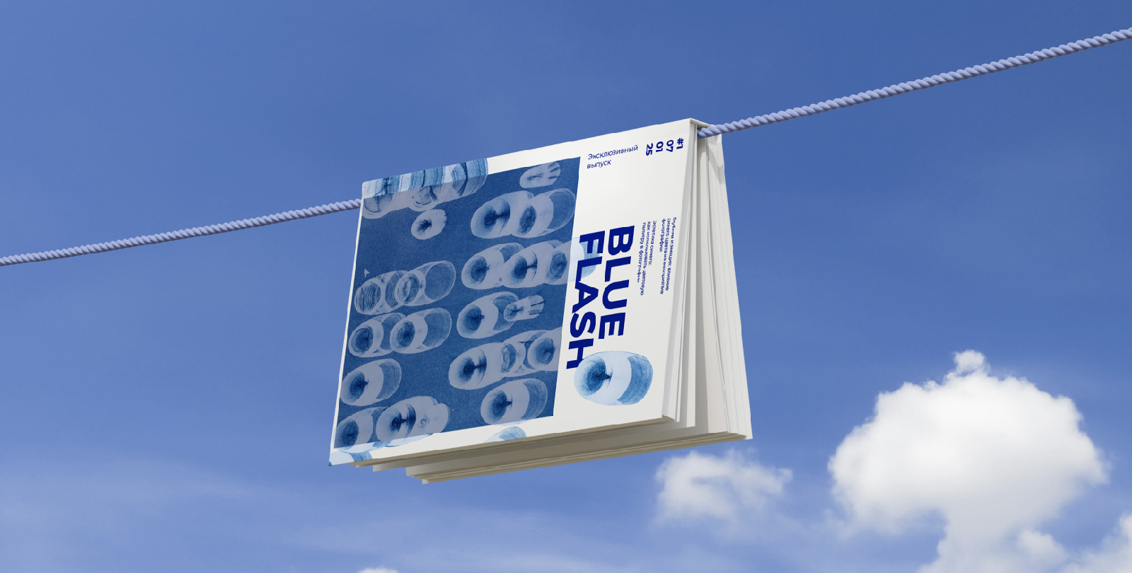 BLUE журнал (синий) — Изображение №1 — Брендинг, Графика на Dprofile