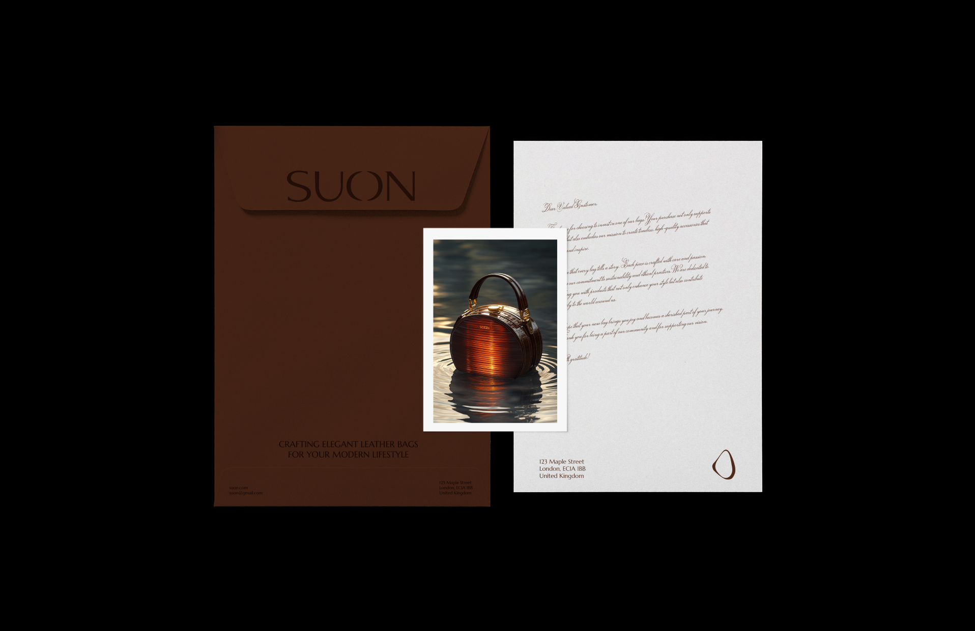 Фирменный стиль для бренда сумок SUON — Изображение №15 — Брендинг на Dprofile