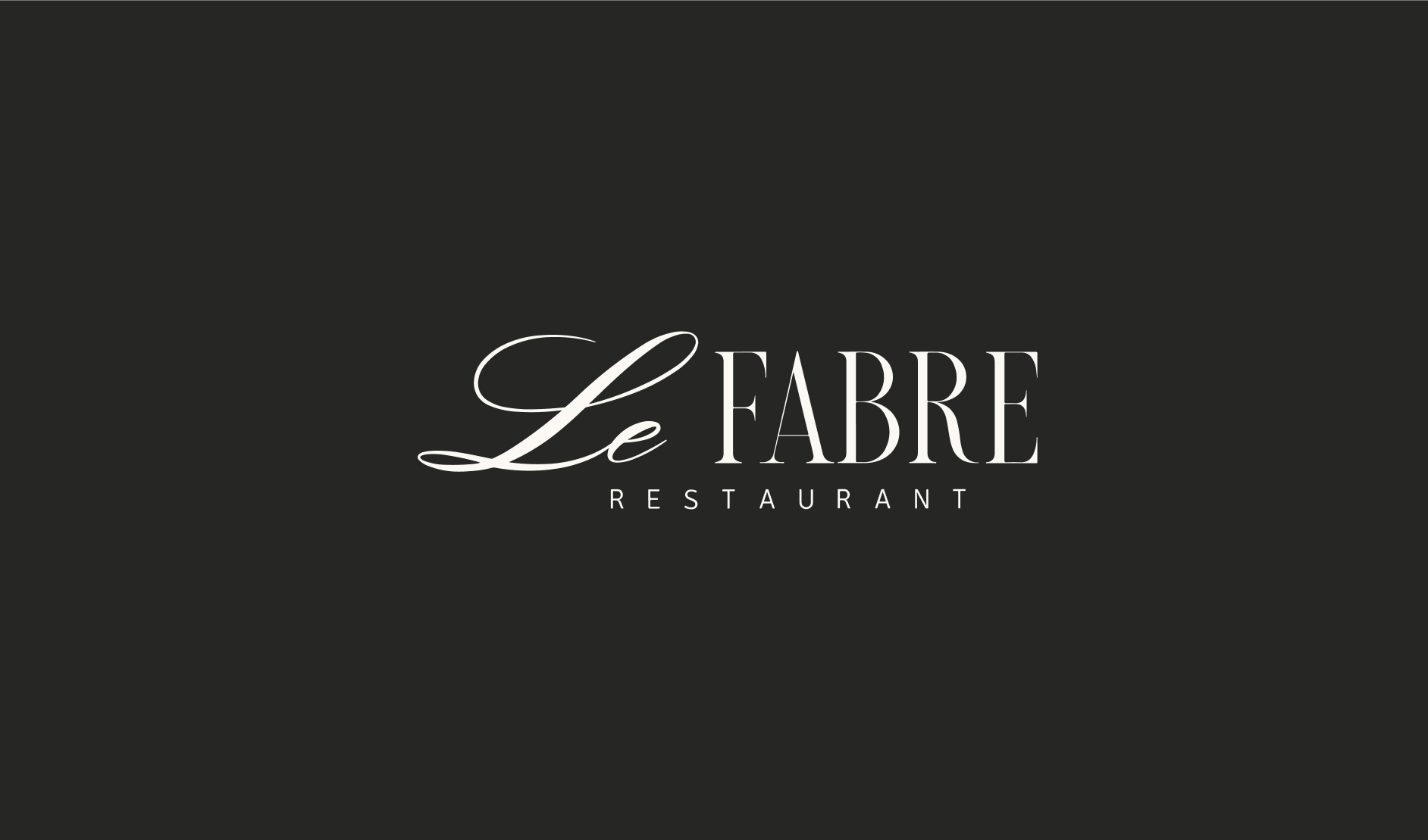 Фирменный стиль для ресторана Le FABRE — Изображение №12 — Брендинг на Dprofile