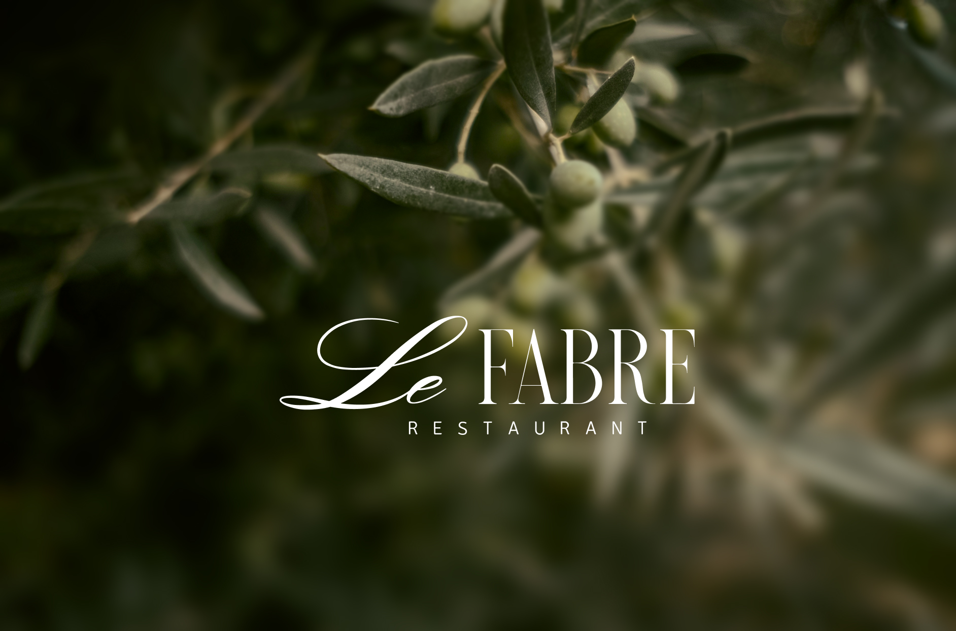 Фирменный стиль для ресторана Le FABRE — Изображение №1 — Брендинг на Dprofile