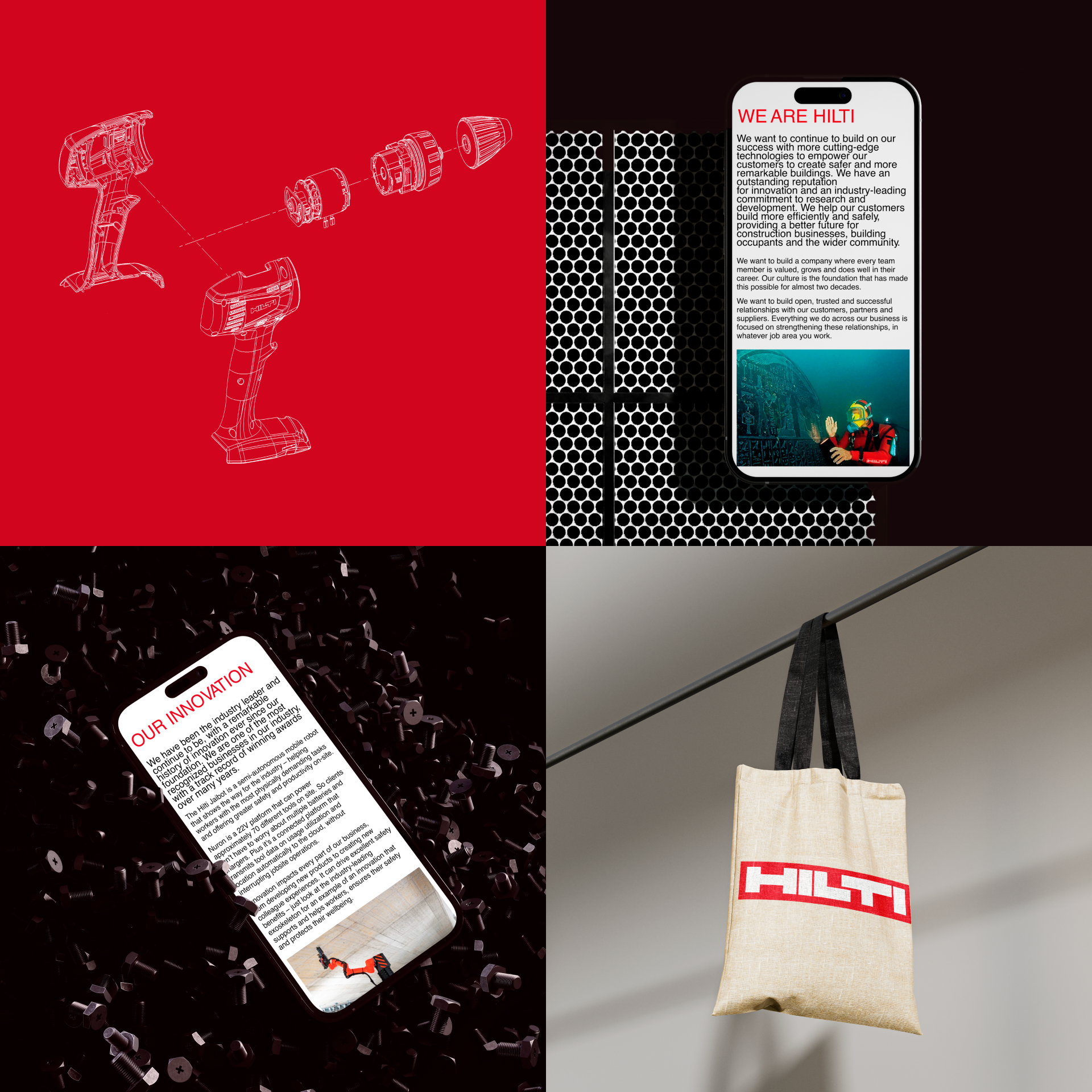 HILTI/Corporate website/UX-UI Design — Изображение №13 — Интерфейсы, Анимация на Dprofile