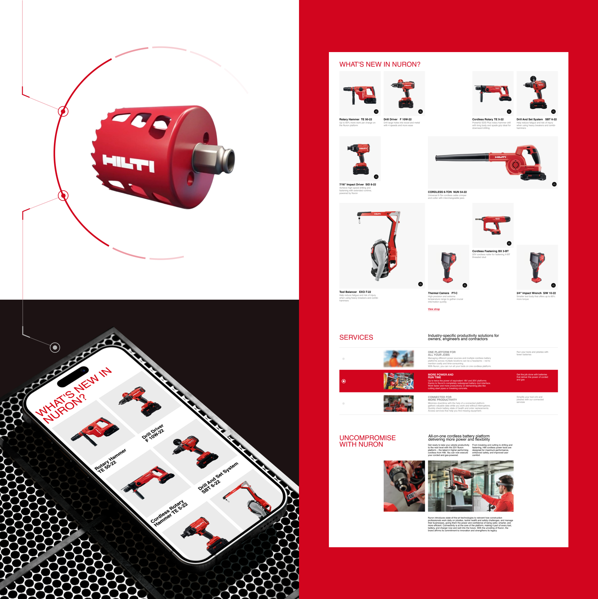 HILTI/Corporate website/UX-UI Design — Изображение №6 — Интерфейсы, Анимация на Dprofile
